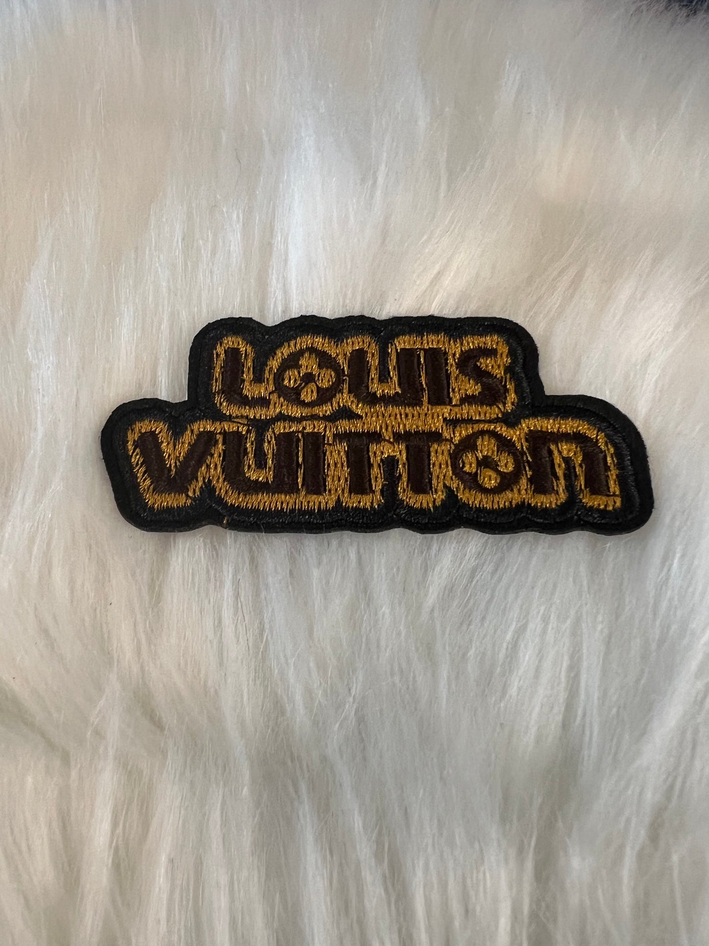 Brown Tan Trim LV word