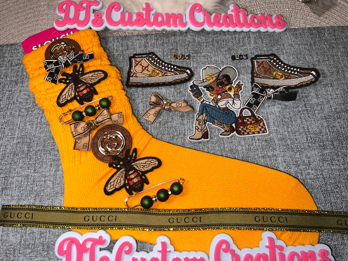 Yellow Statement DIY Sock Kit – Bold Luxe Edition