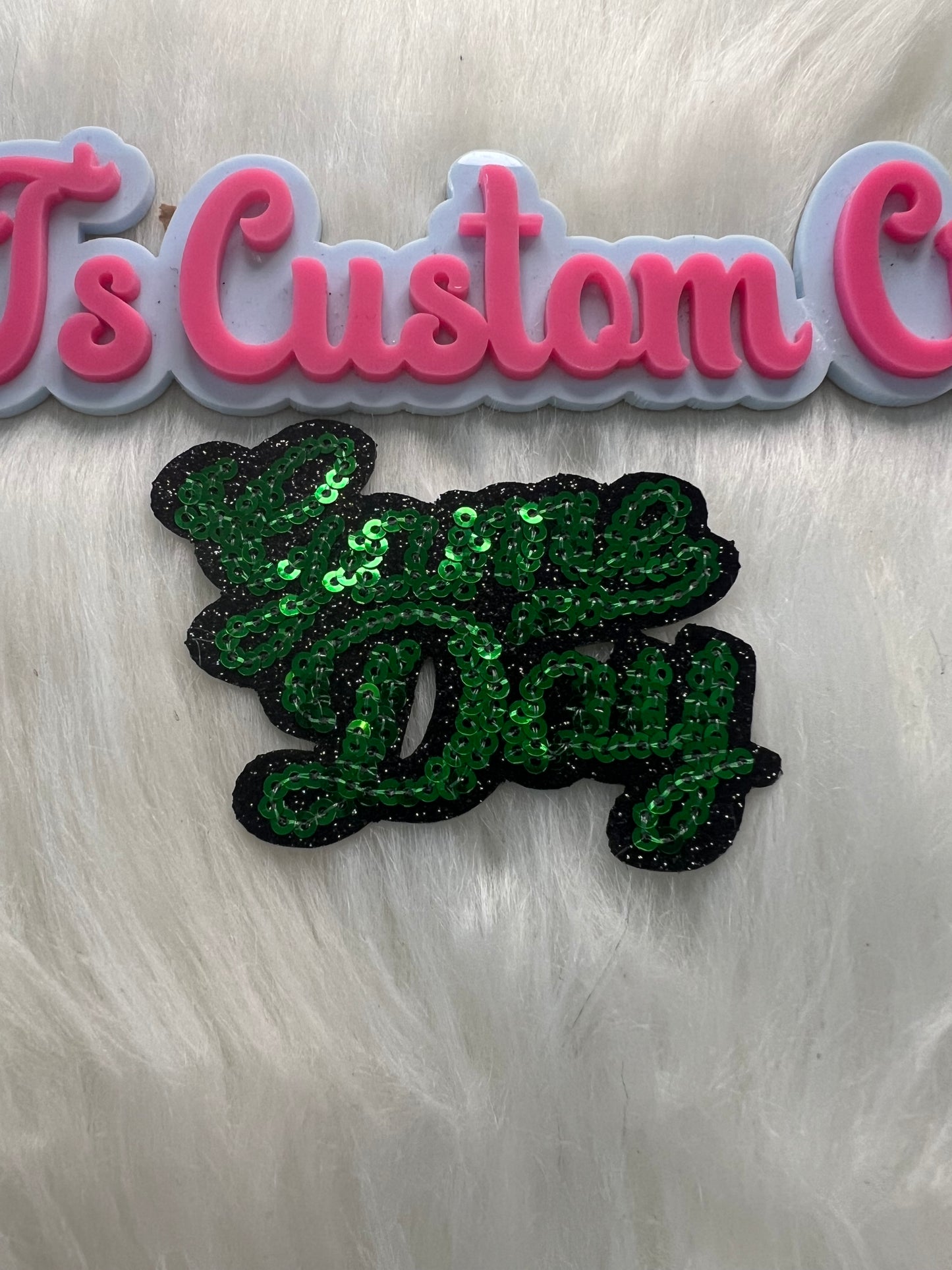 Sequin Green Game Day