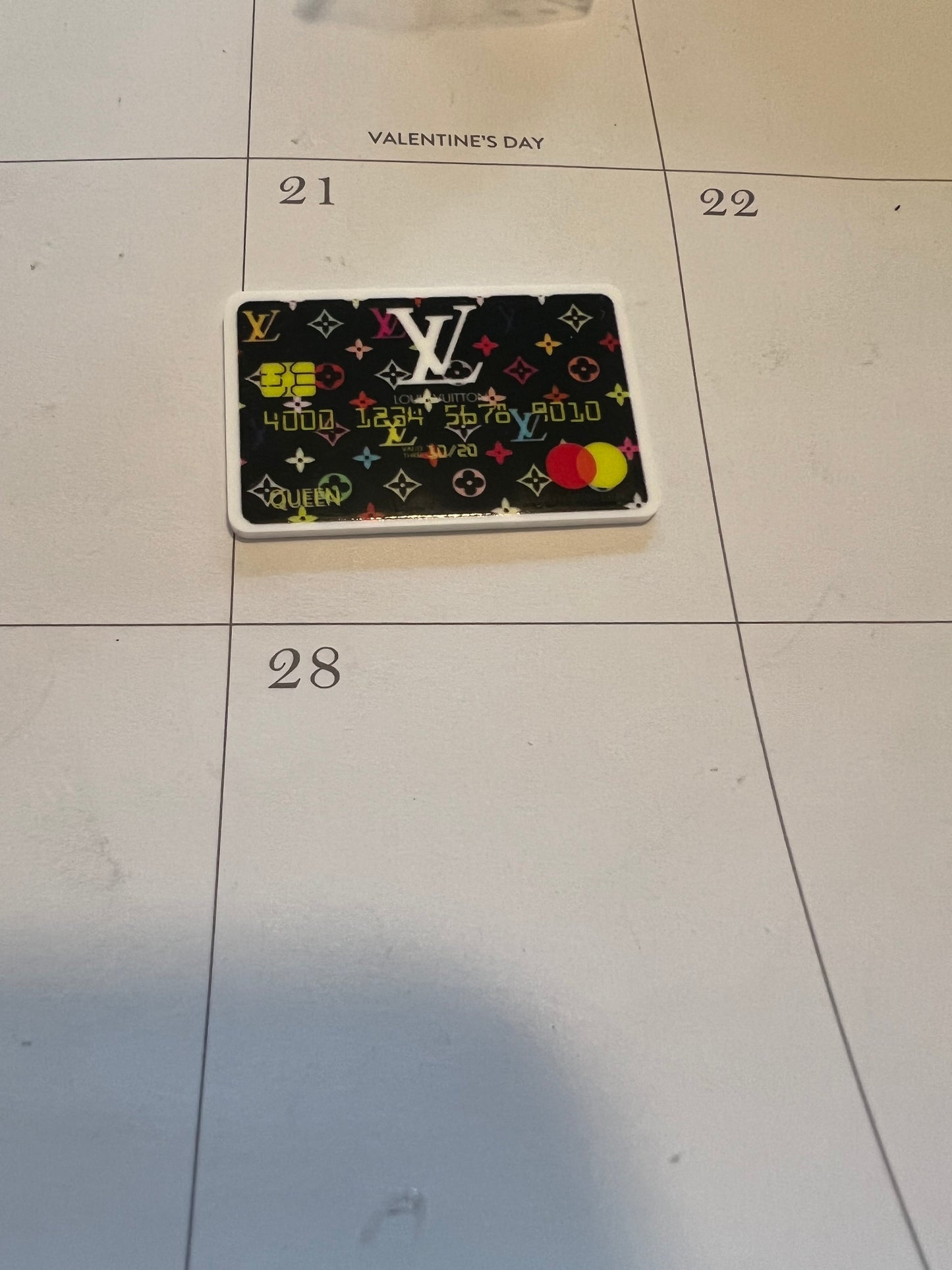 Black LV card