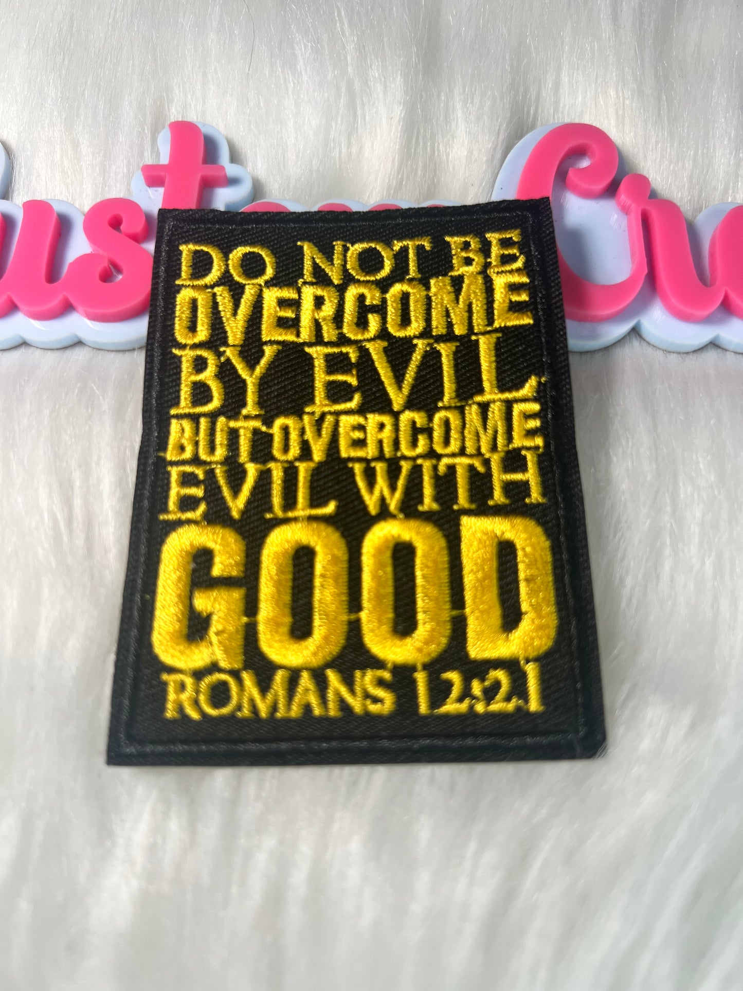 π Romans 12:21 Patch Religion