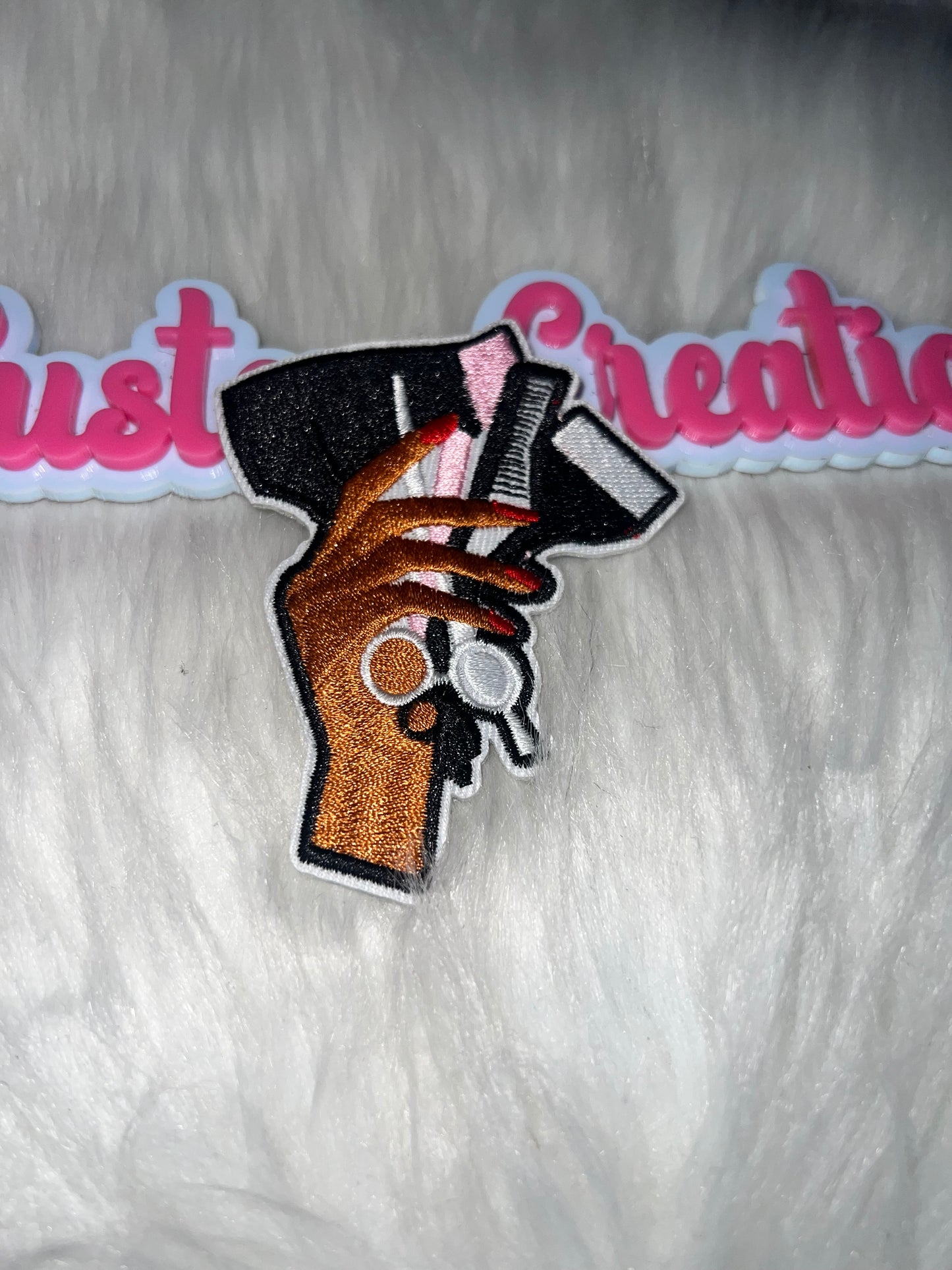 Stylist Hand Patch (Scissors & Comb)