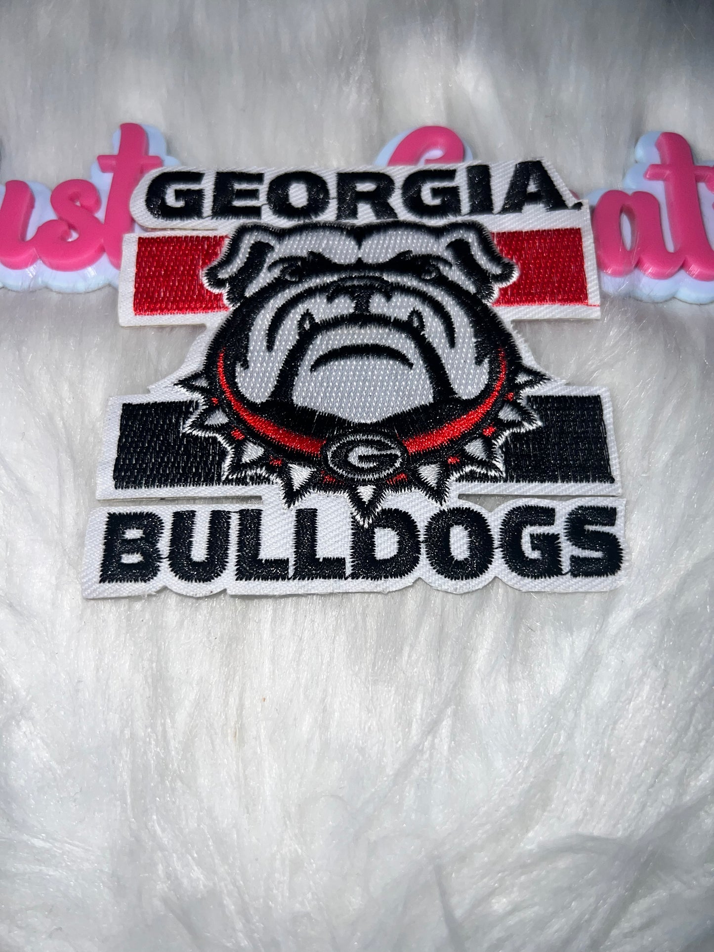 🖤❤️ Georgia Bulldogs Logo Patch (Iron-On) Team