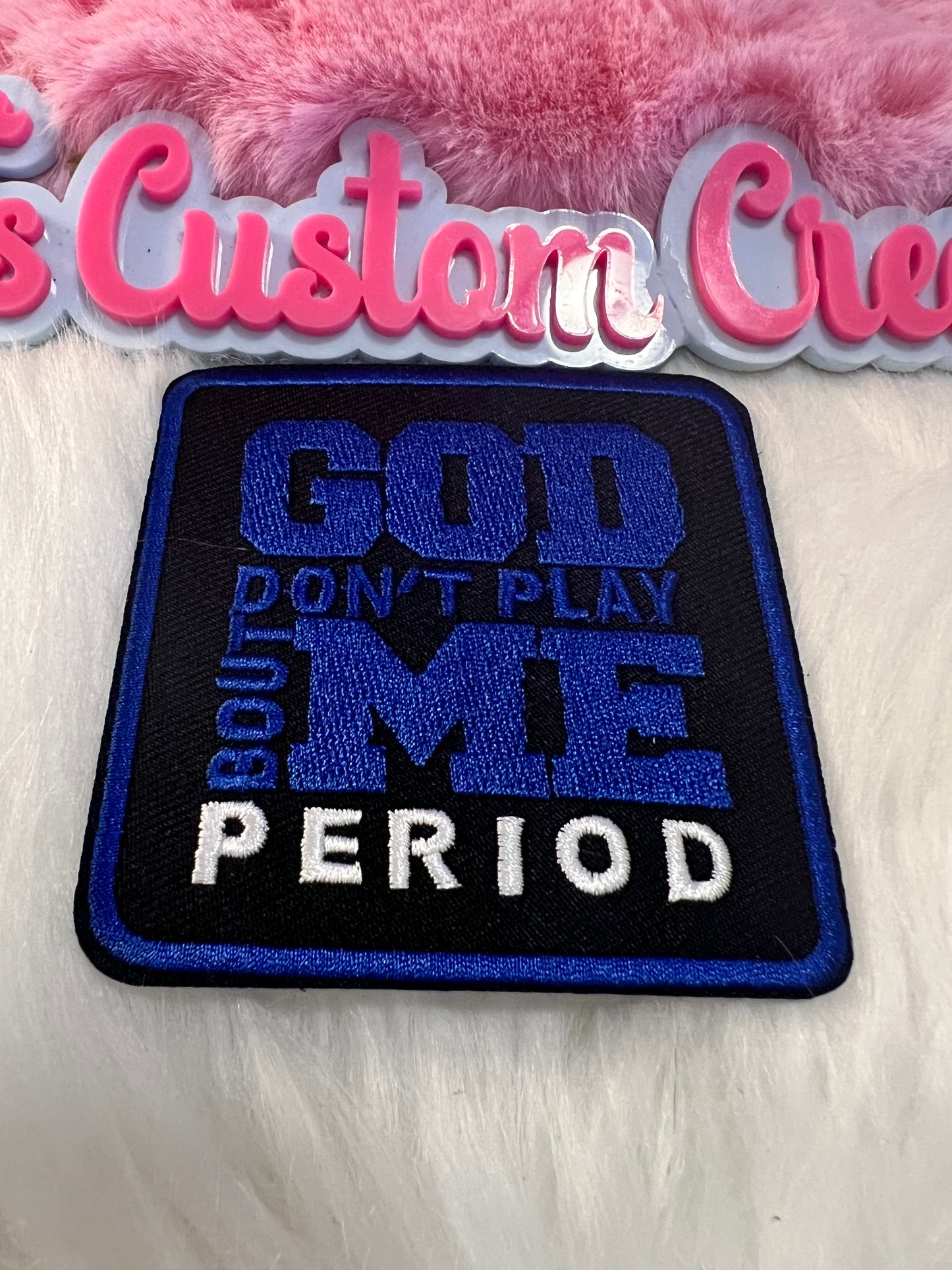 Black Blue White God don’t play