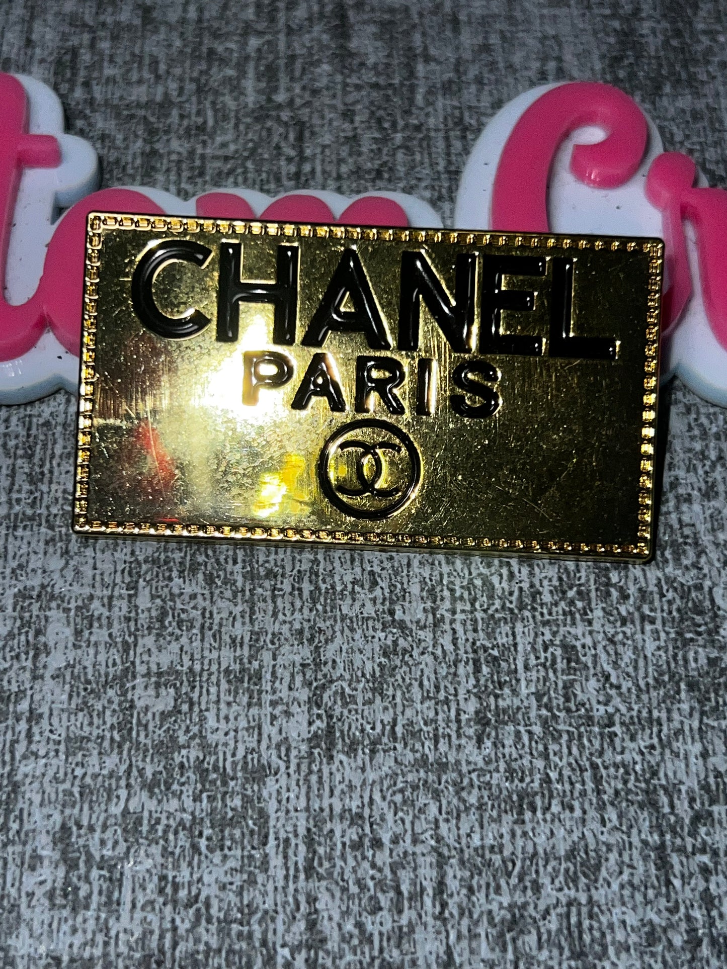 Gold Paris Fashion Brooch Pin | Rectangle Statement Brooch | Decorative Lapel Pin