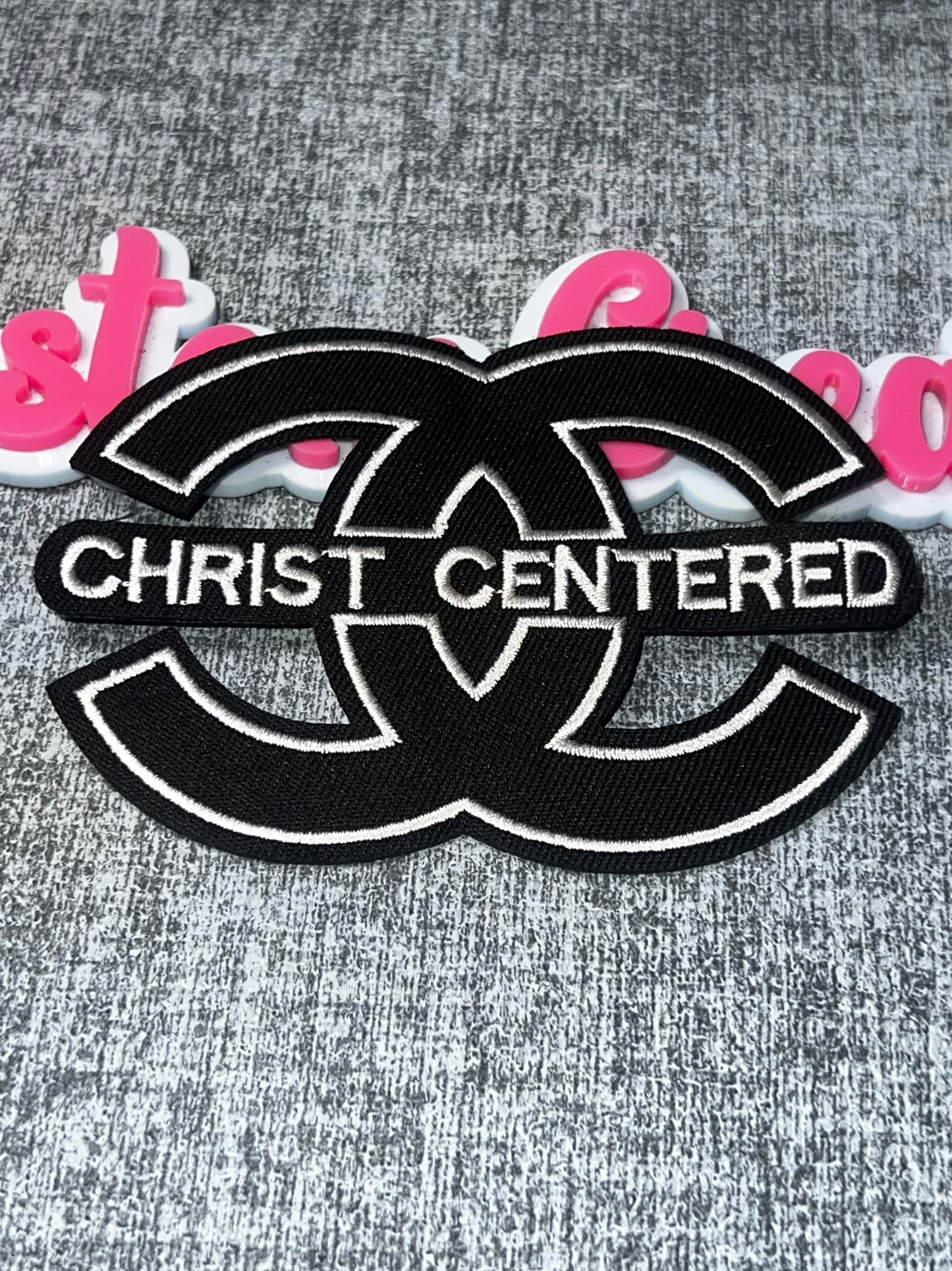 Christ Centered Faith Embroidered Patch – Christian Inspirational Patch