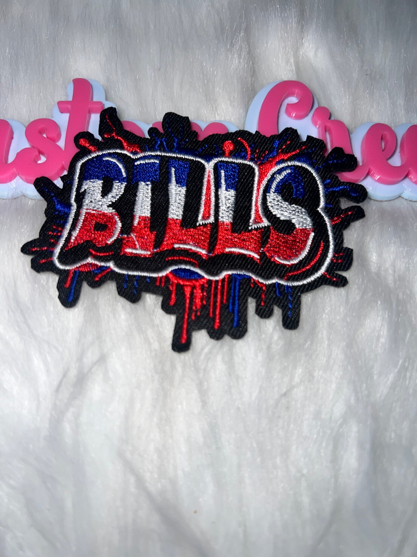 ❤️💙 Buffalo Bills Graffiti Patch (Iron-On NBA