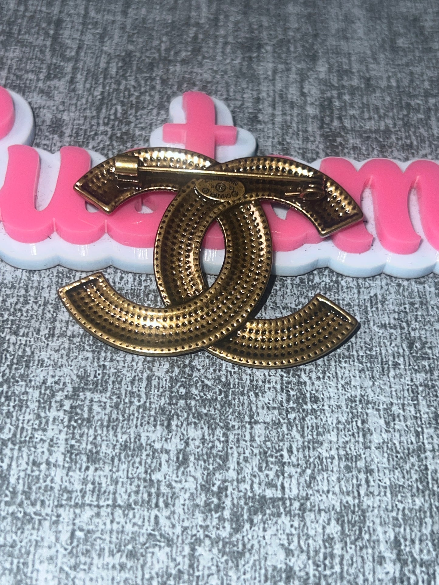 Black & Bronze Crystal Glam Fashion Brooch Pin