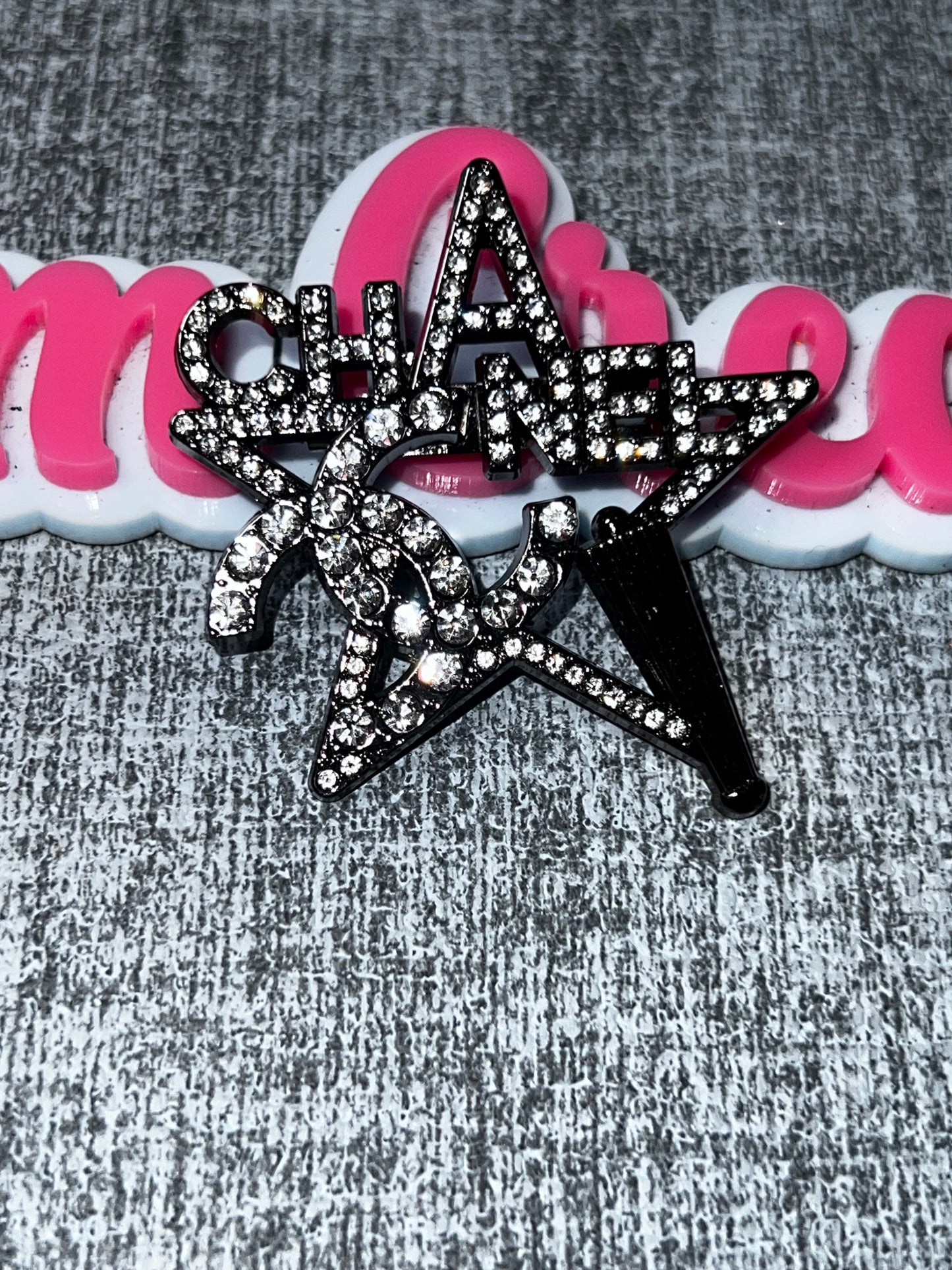 Black Rhinestone Fashion Brooch Pin | Statement Brooch | Decorative Lapel Pin