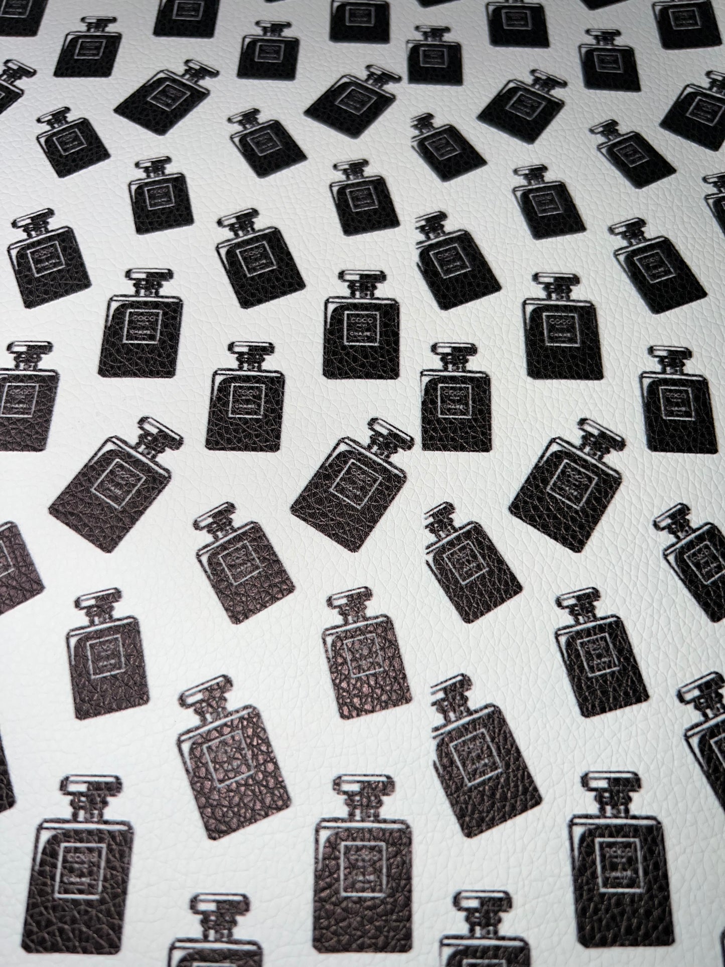 Classic Perfume Bottle Faux Leather Sheet – 9x12