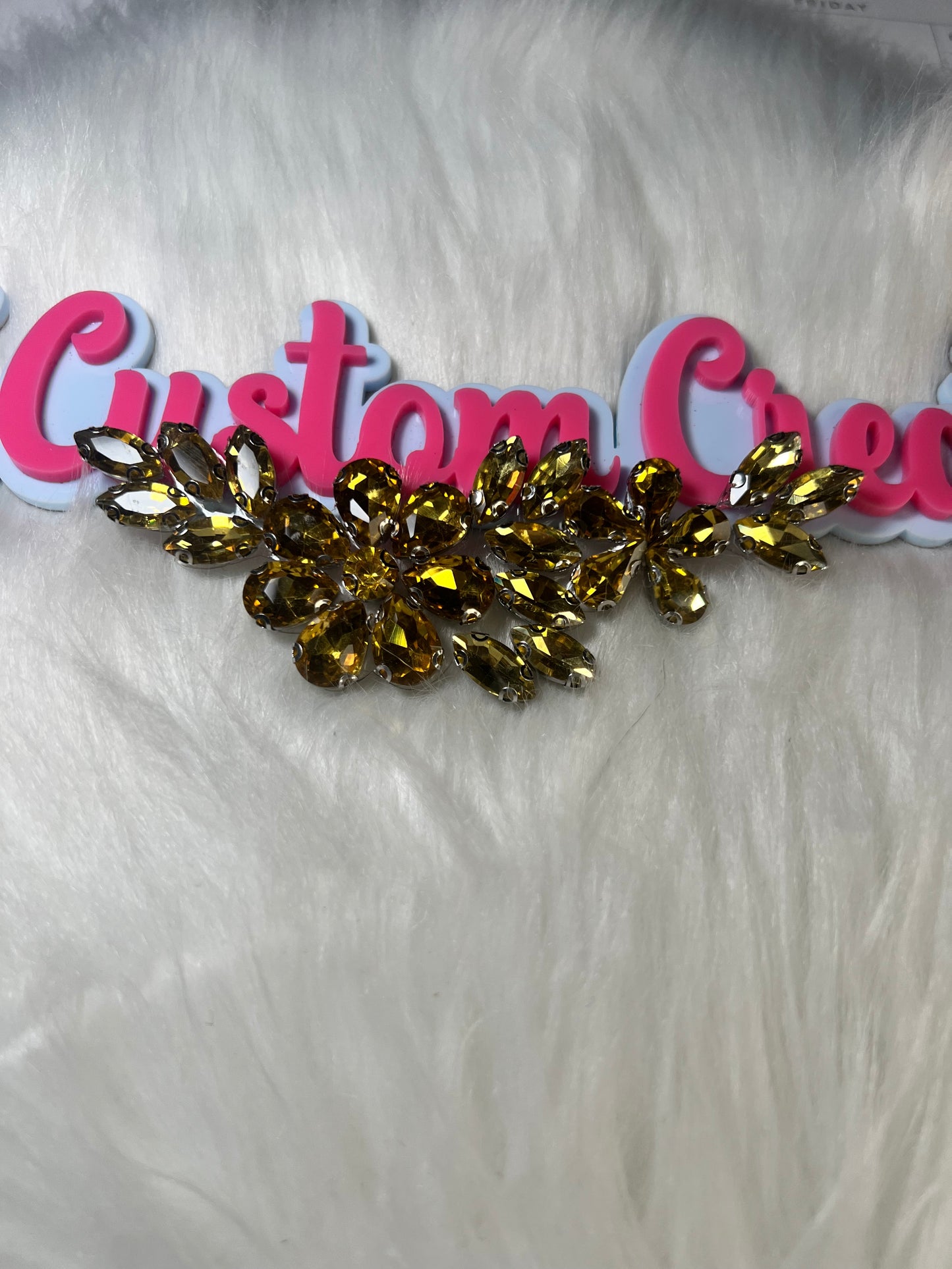 Gold Crystal Iron-On – 4.5”