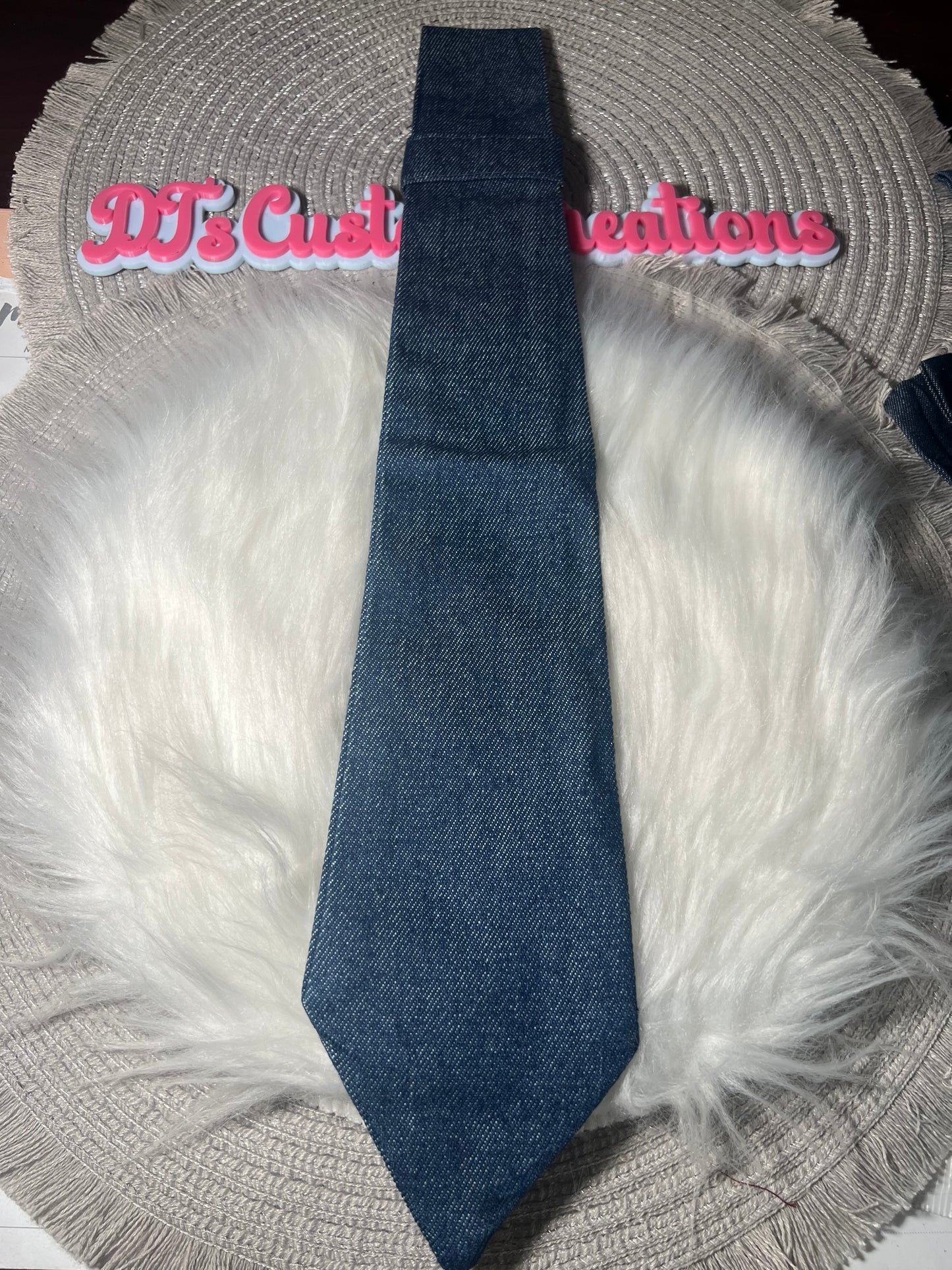 π€ Classic Dark Denim Tie