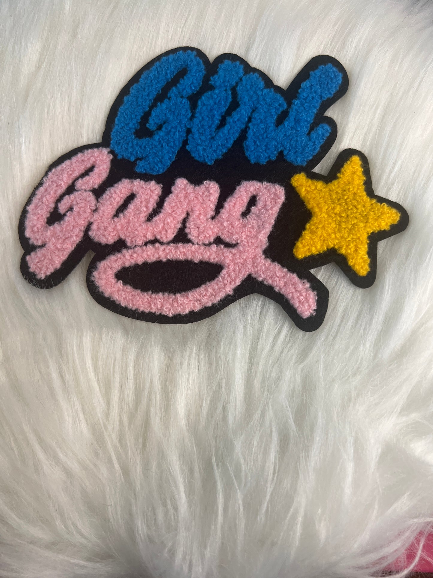 Blue Pink Girl Gang Fluffy