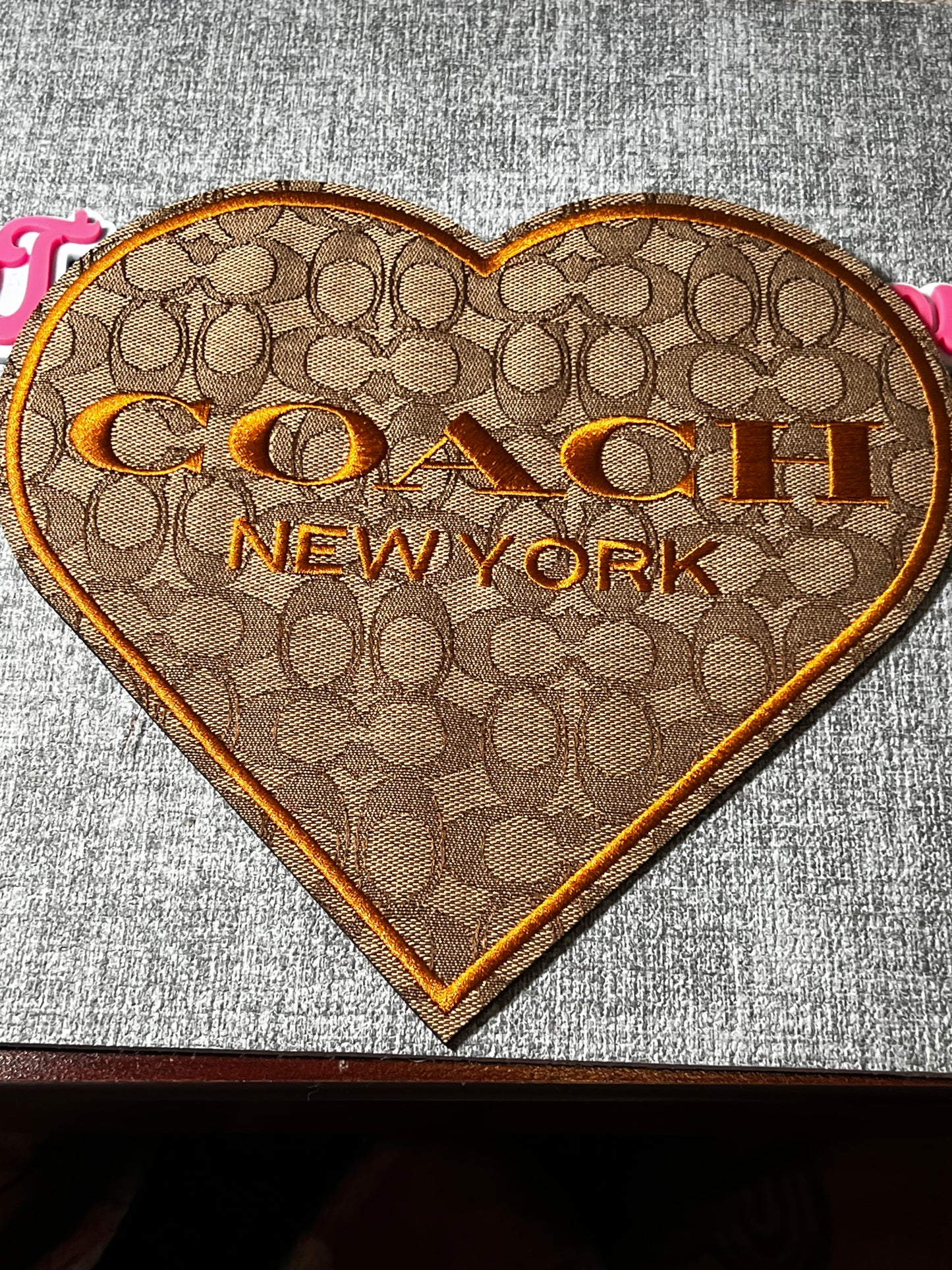 Tan Heart Embroidered Patch – Fashion Heart Iron-On Patch
