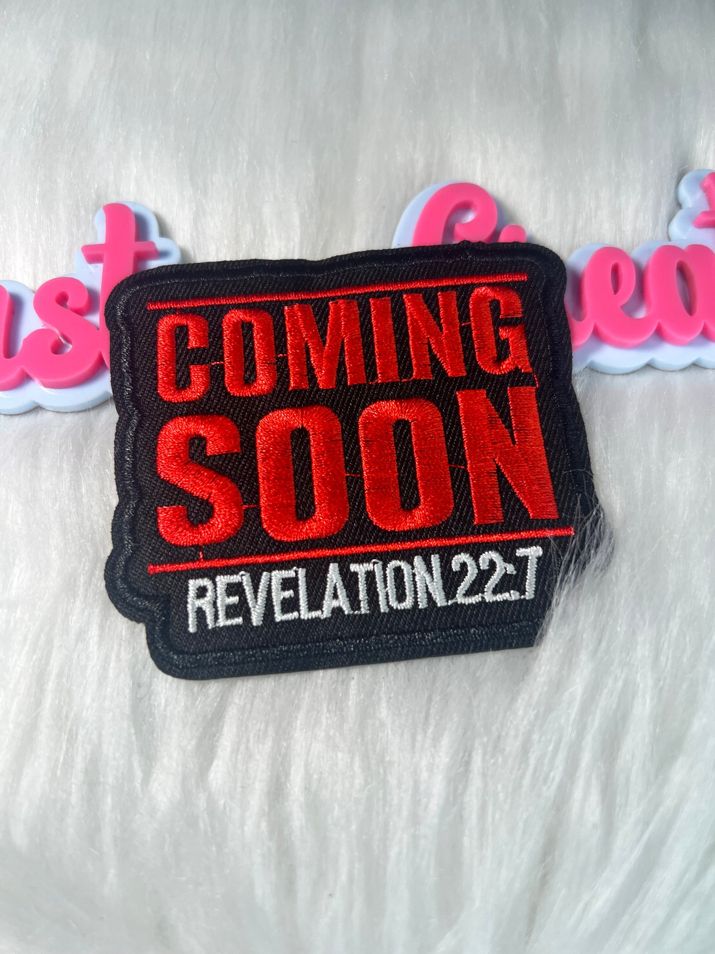 π₯ Coming Soon β Revelation 22:7 Patch Religion