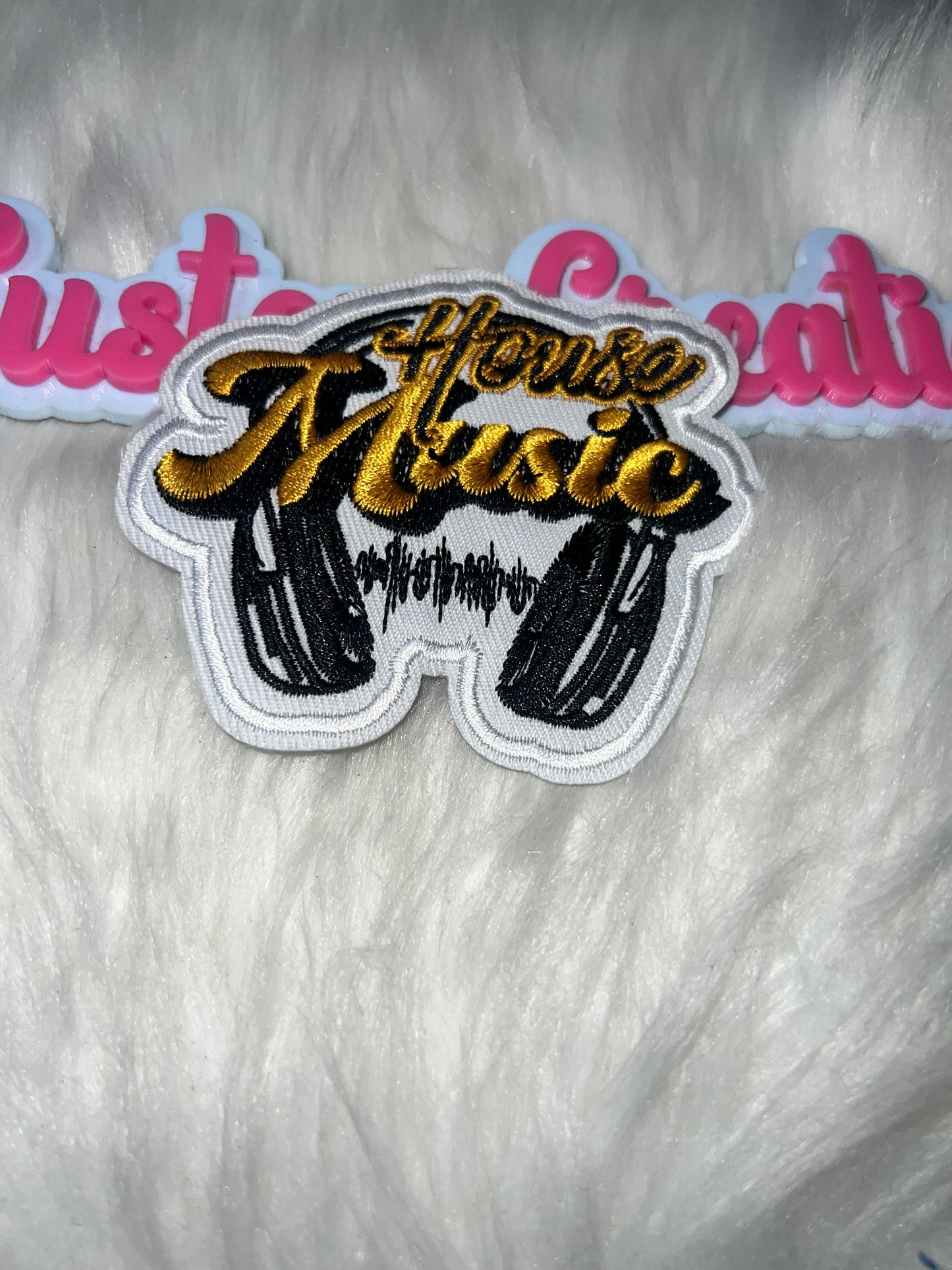 ⭐ House Music – IRON-ON PATCH