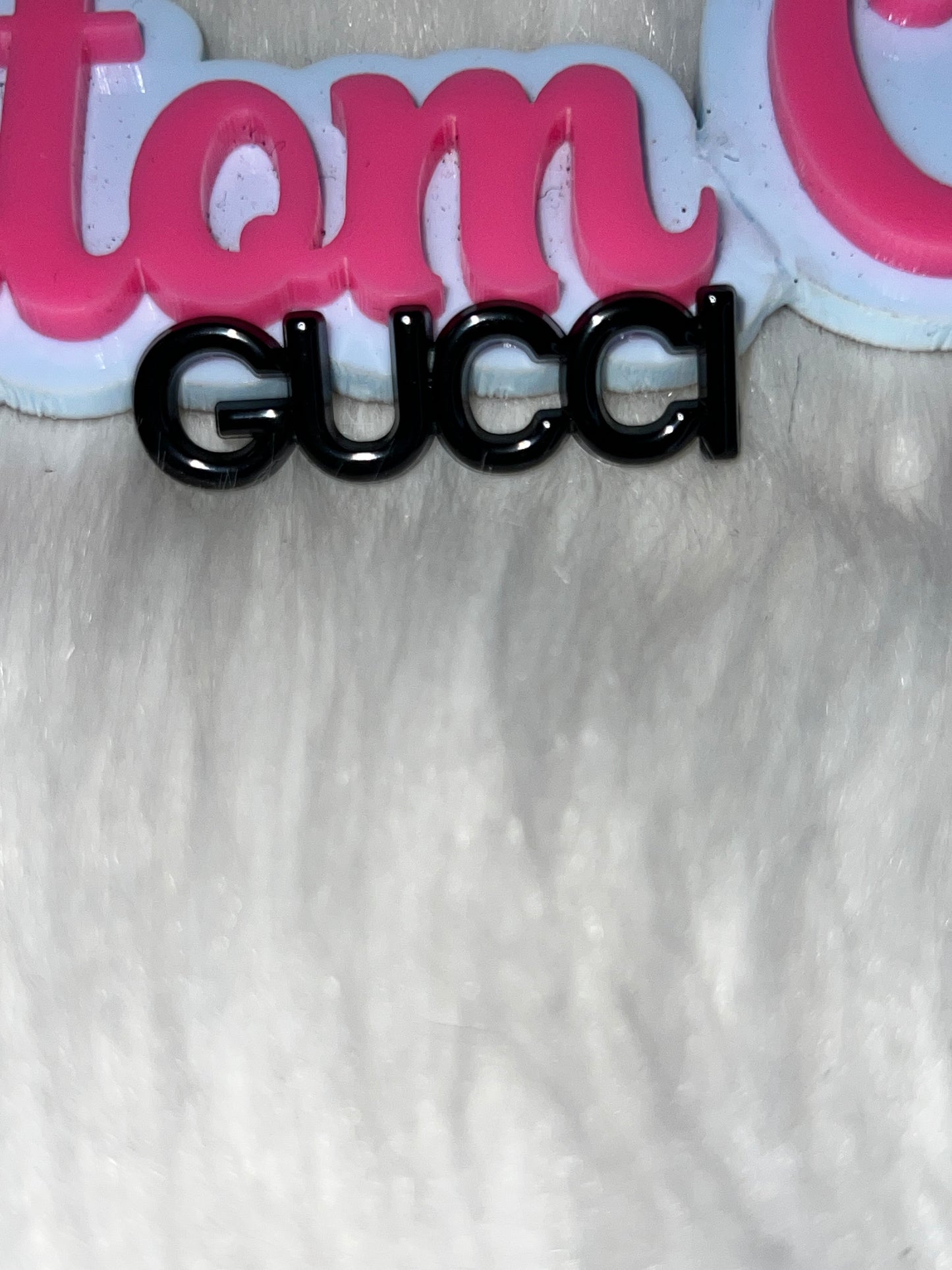 GG Letter Charm – Black