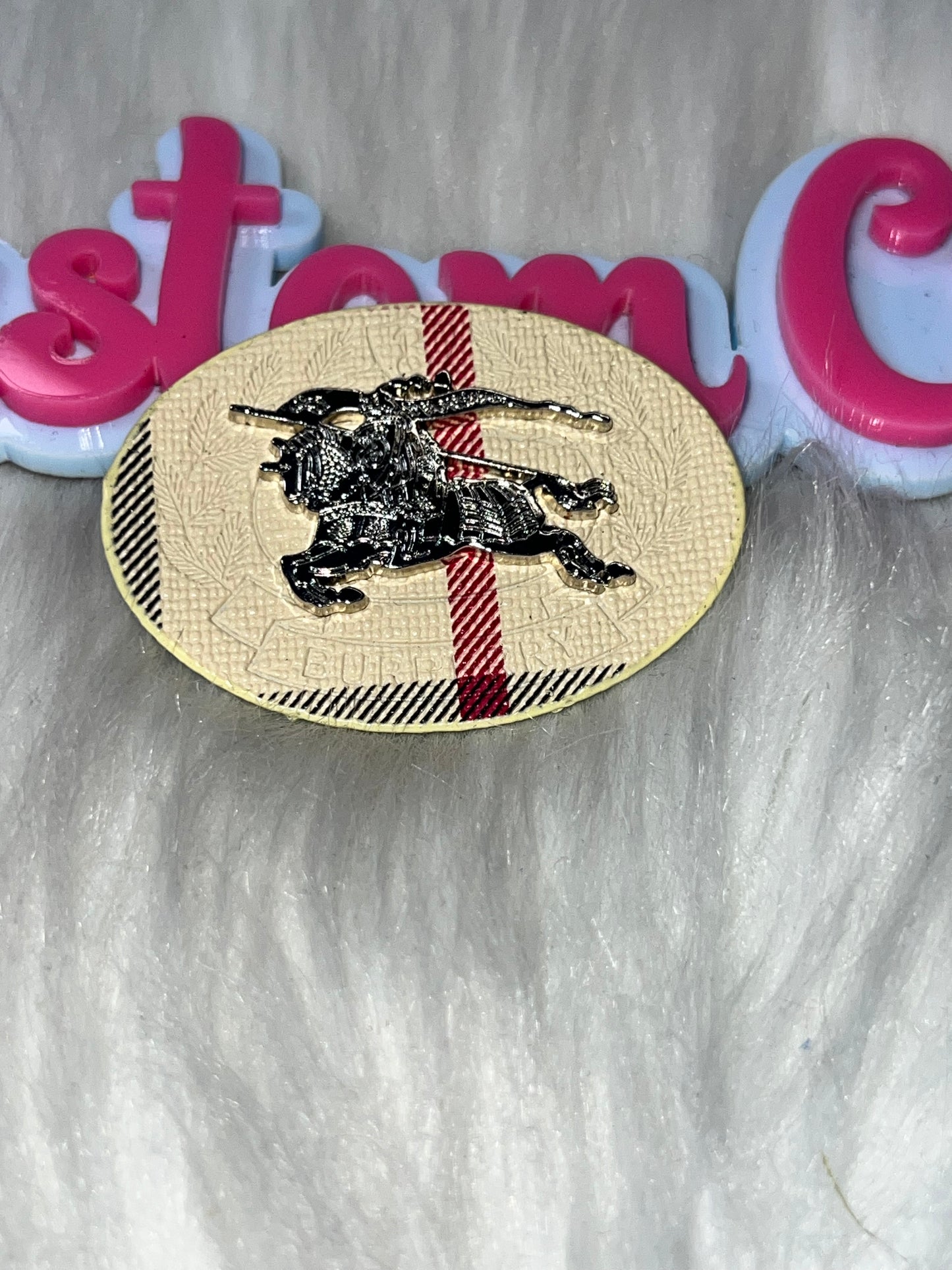 π Classic Equestrian Oval Charm Tag