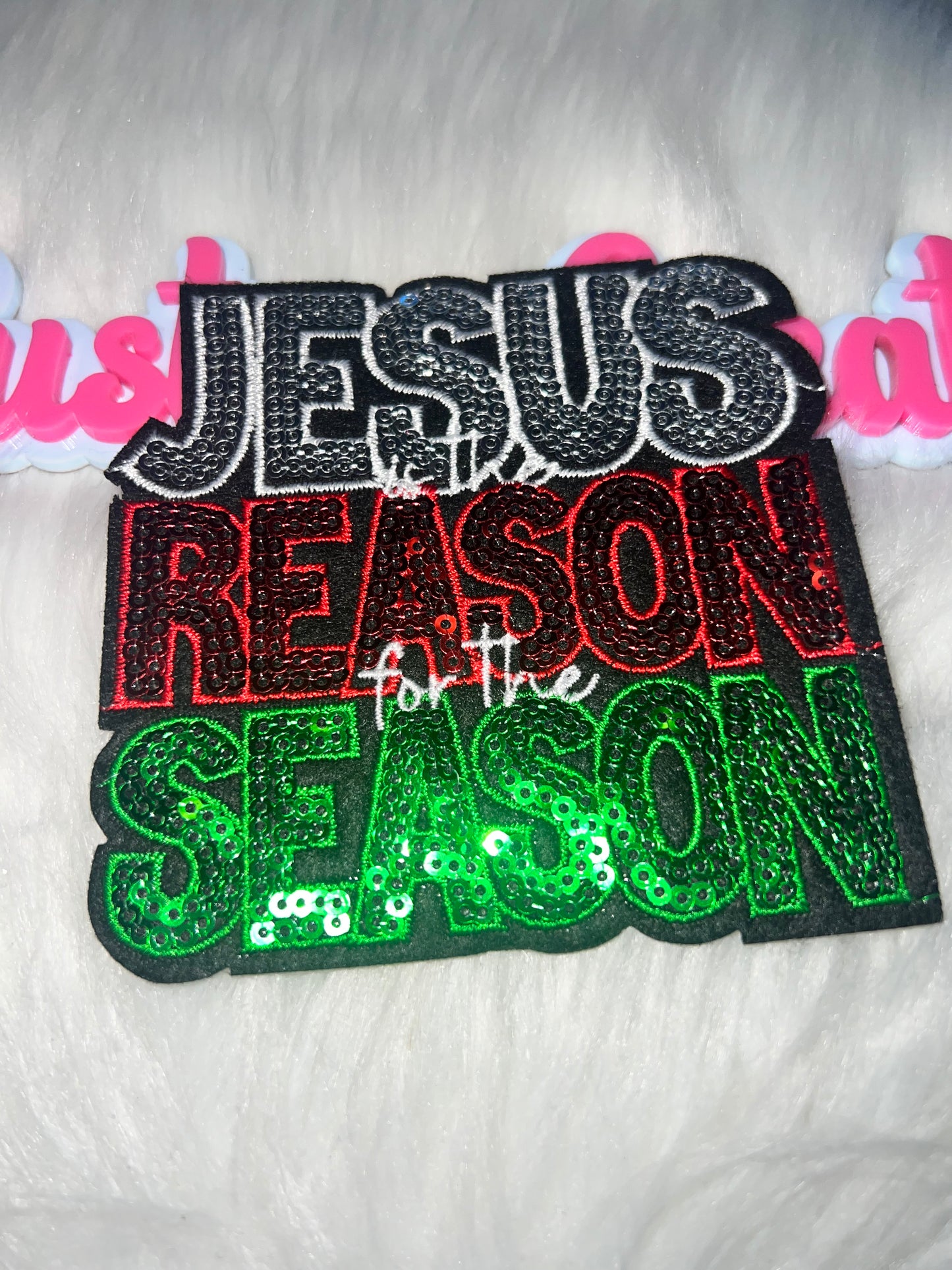 🙏🏾 Jesus Is the Reason for the Season” Patch