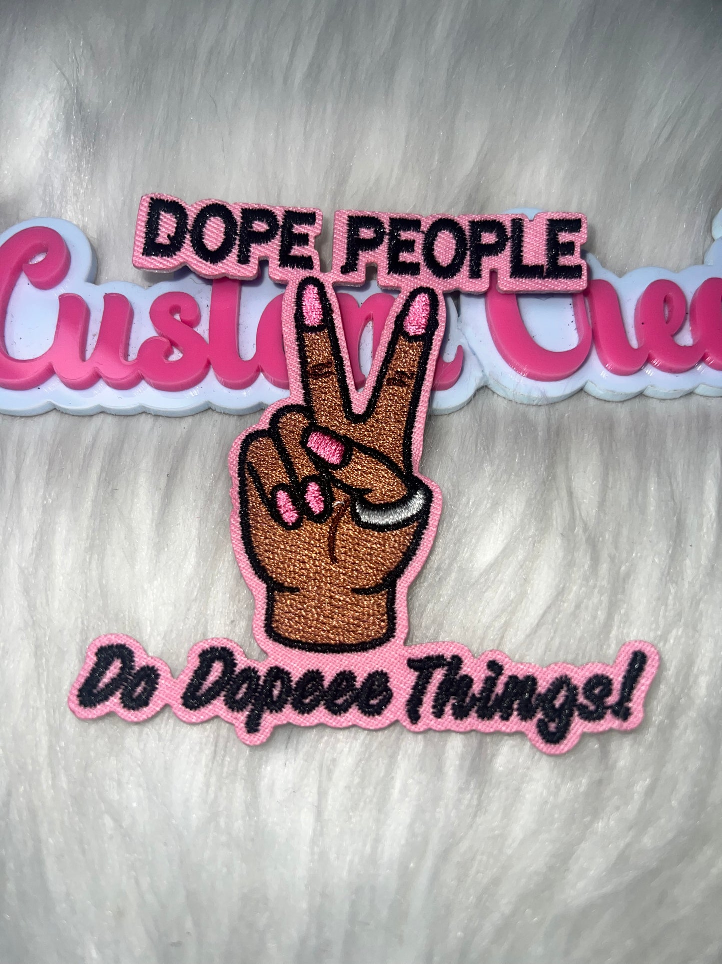 ⭐ Dope People Do Dope Things – IRON-ON PATCH
