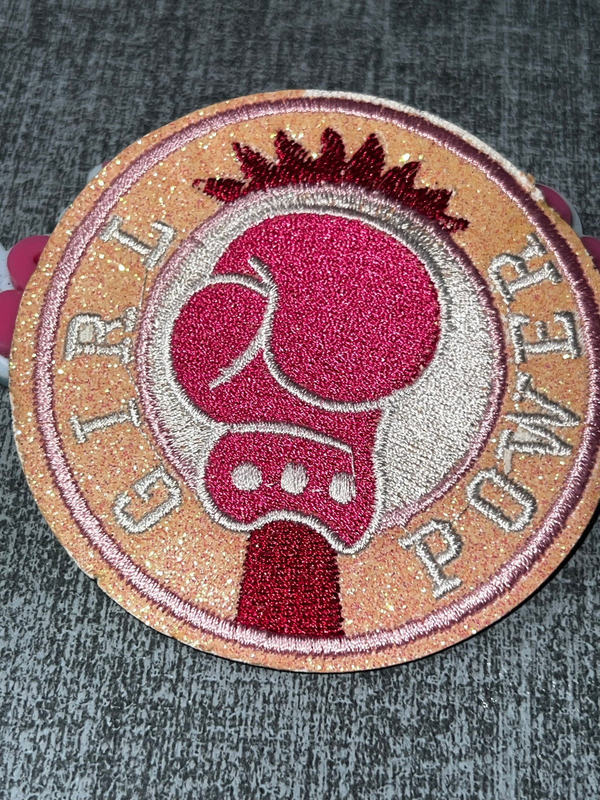 Get Up Pray Up Pink Glitter Woman Embroidered Patch – Faith Iron On Applique