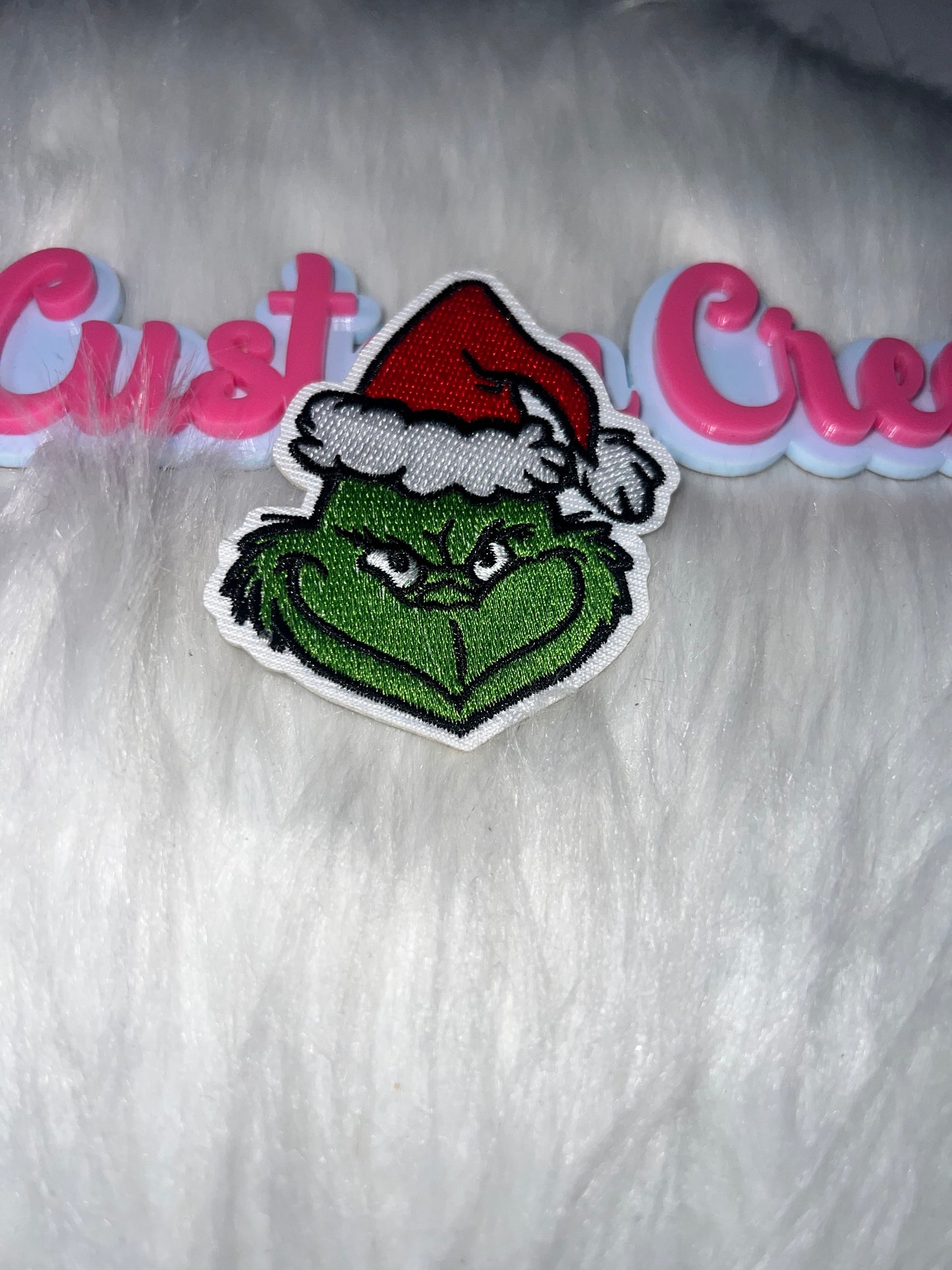ππ
πΎ Grinch Christmas Iron-On Patch