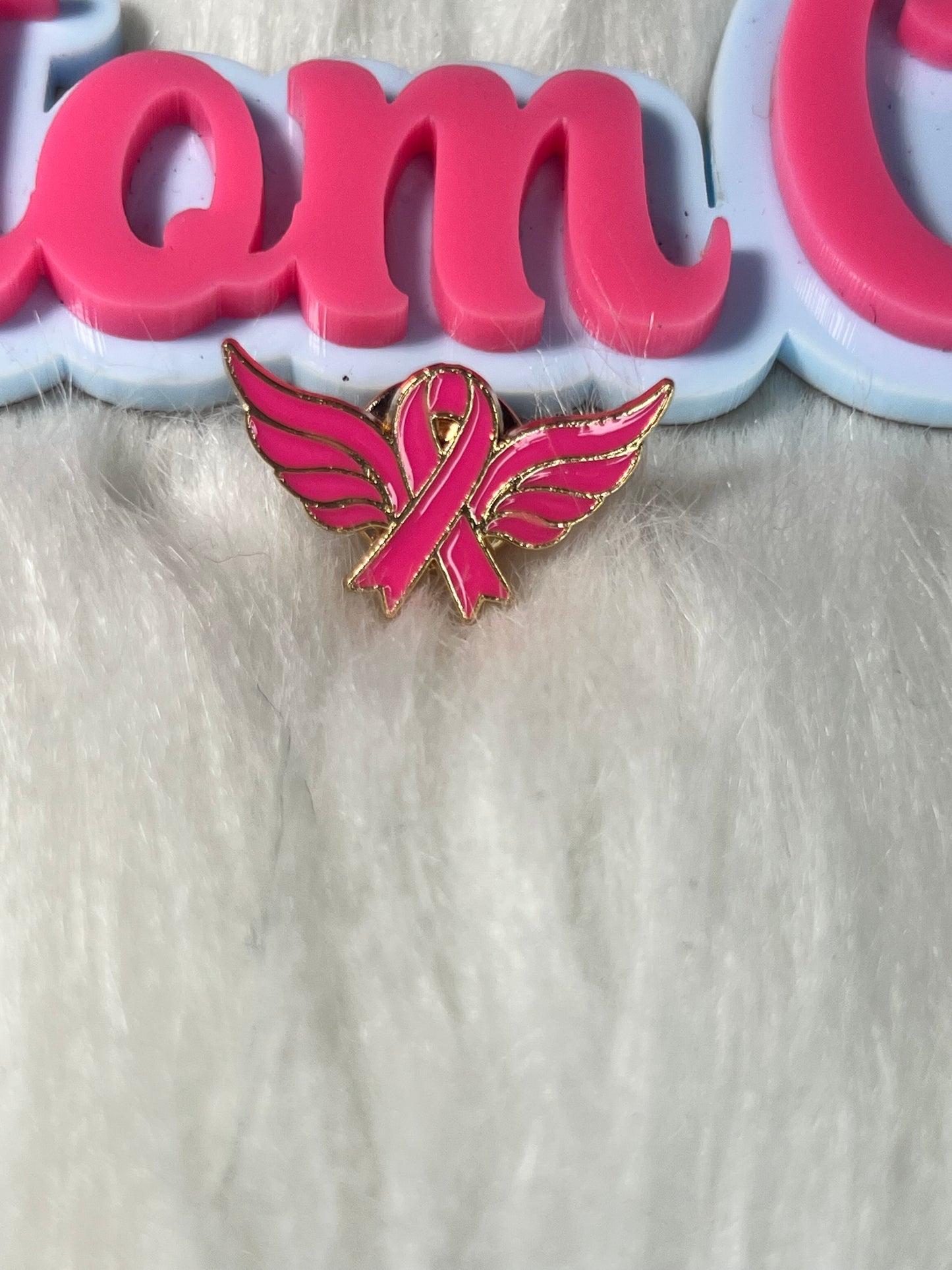 Pink Ribbon Cancer Brooch Pin