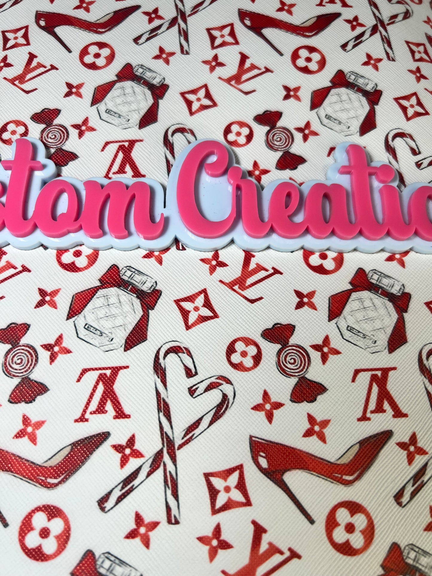 Red Heels & Candy Cane LV Christmas