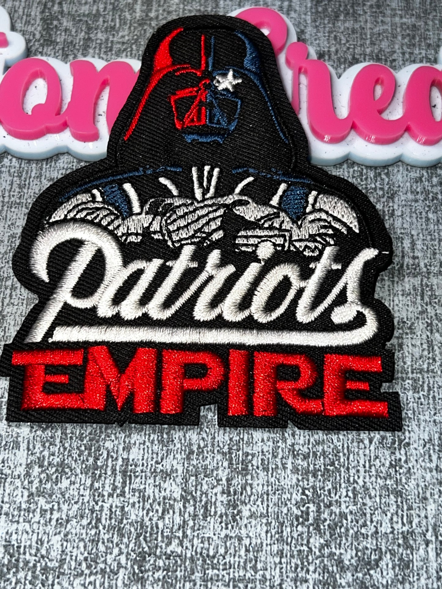 Galaxy Warrior Statement Embroidered Iron-On Patch | Decorative Appliqué