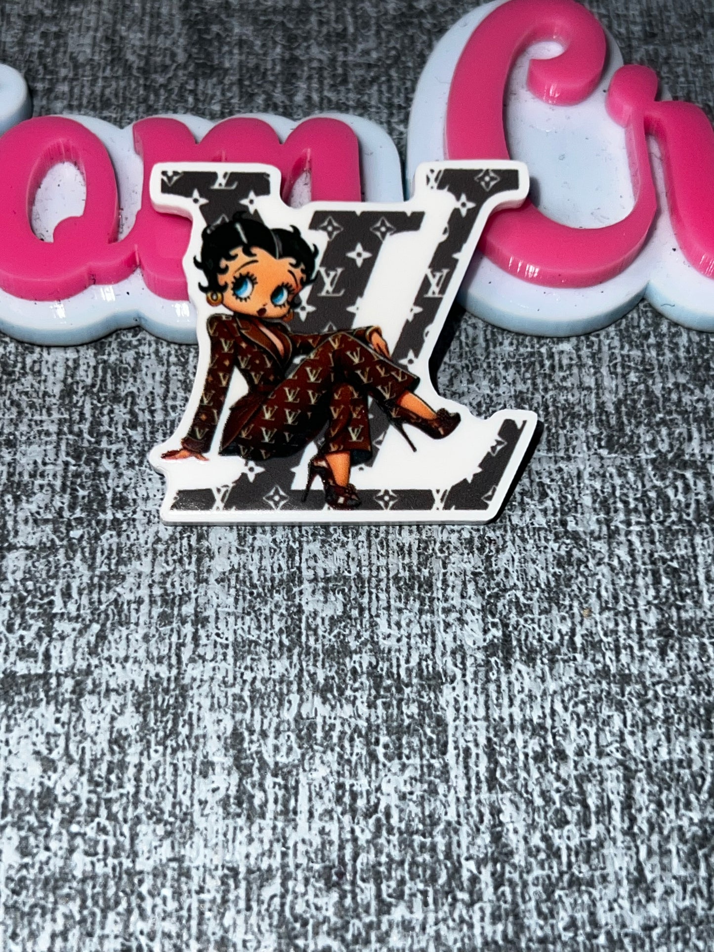 Glam Diva Letter Acrylic Planar – Fashion Girl Craft Embellishment