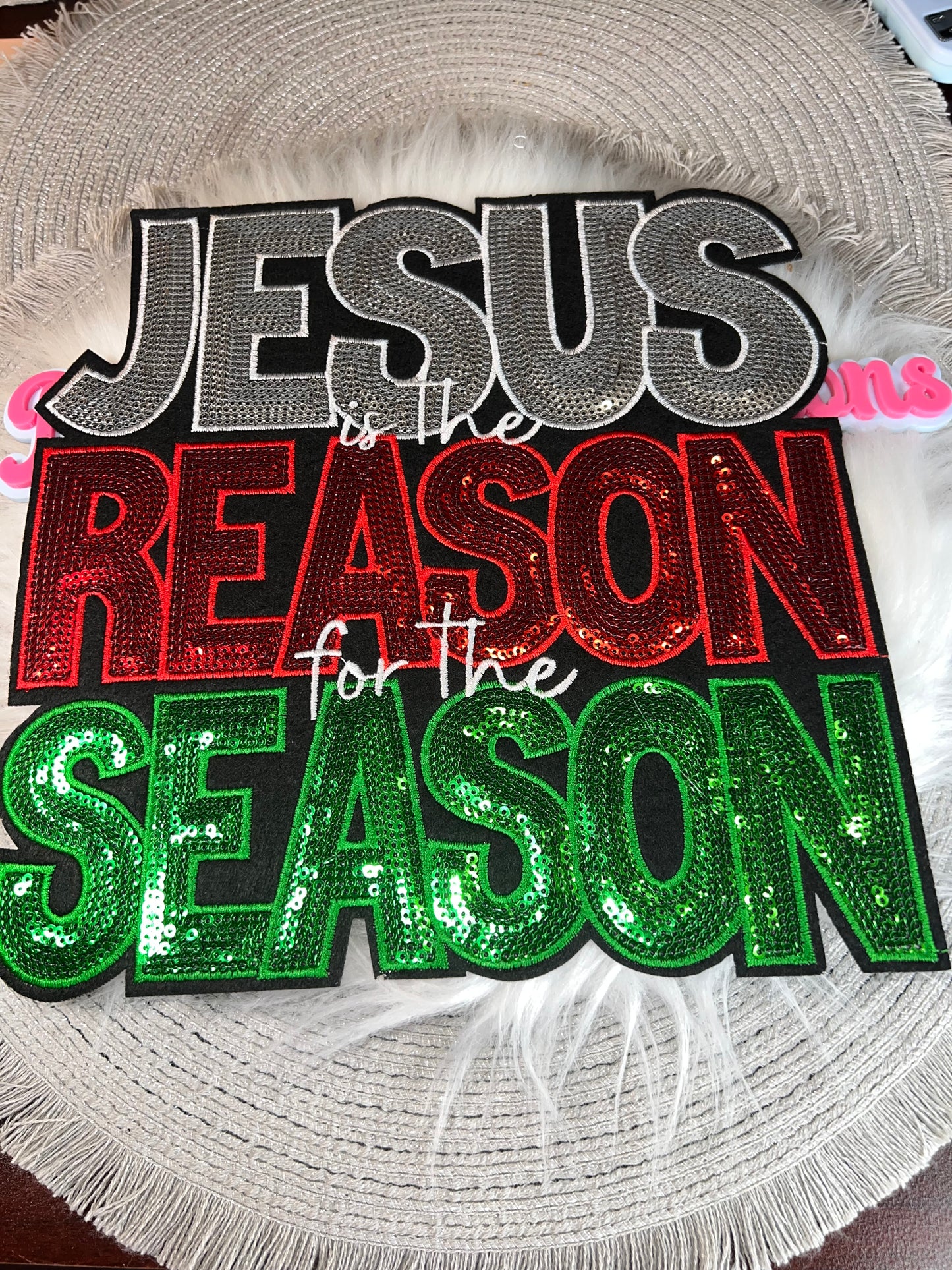 ✝️ “Jesus Is the Reason for the Season” Patch