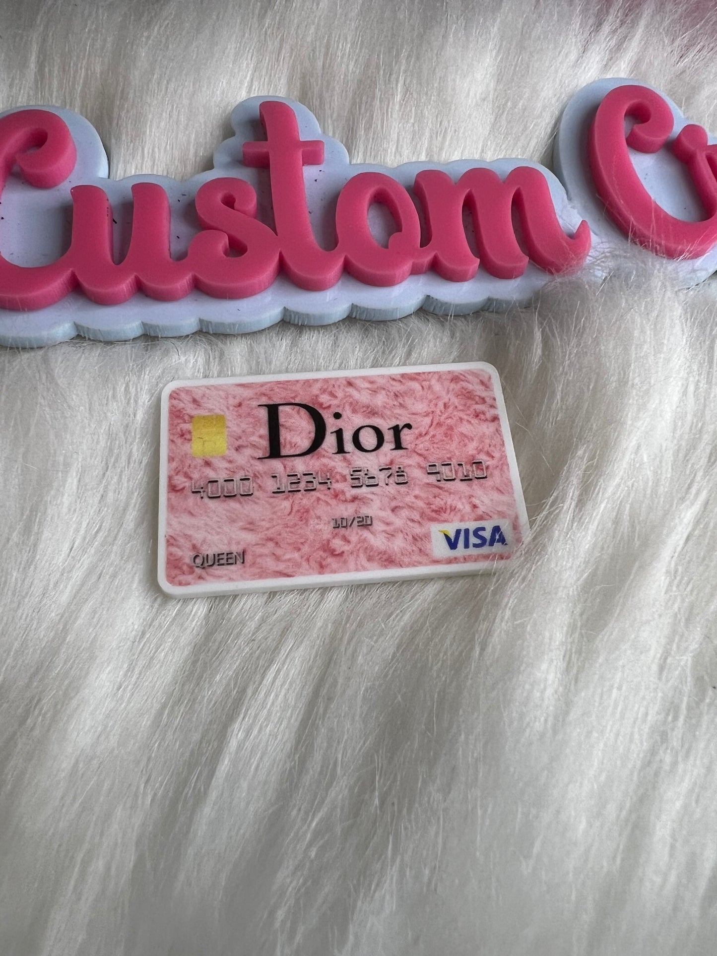 Pink Dior Visa cstd