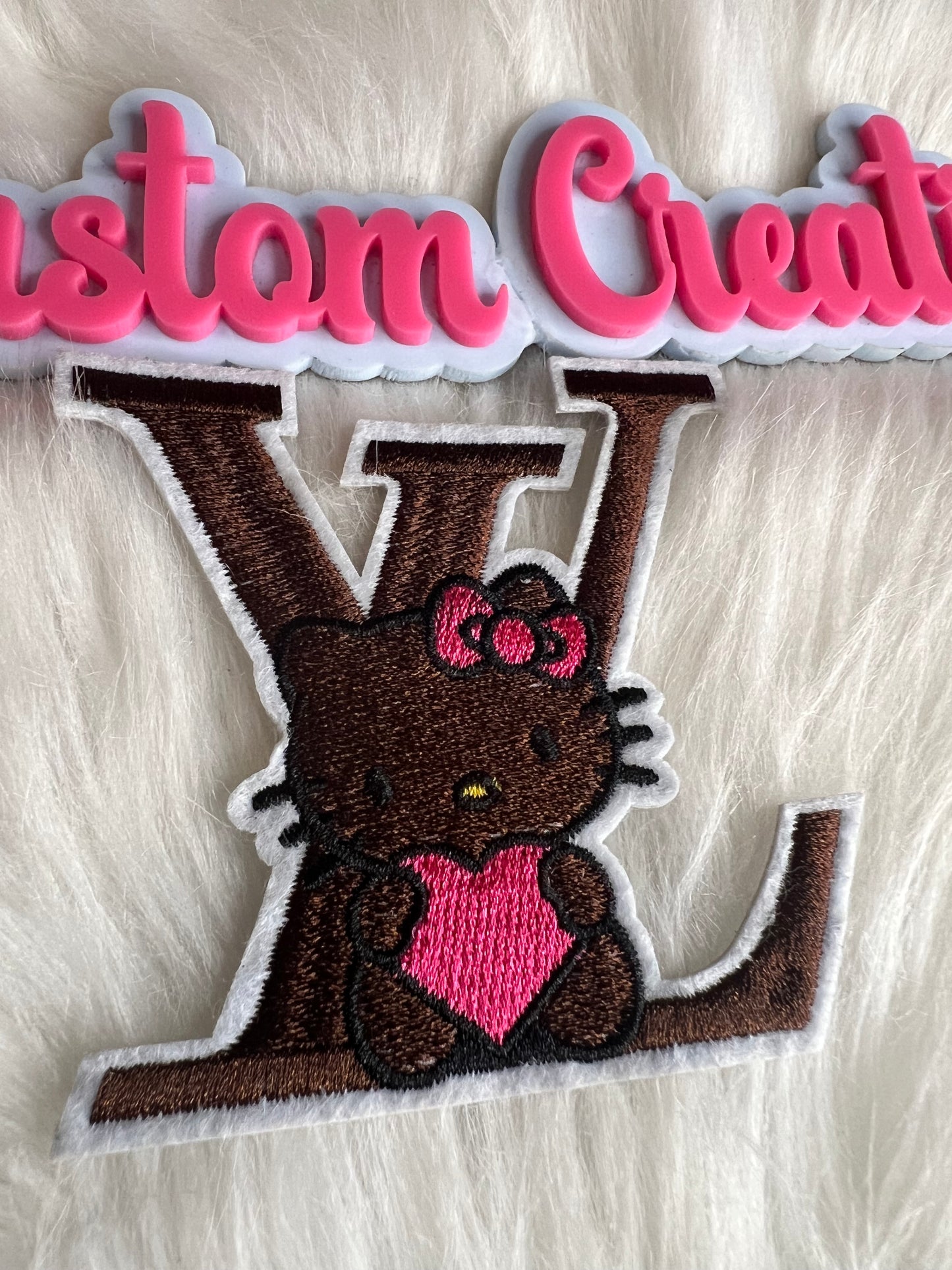 Brown Hot Pink LV HK