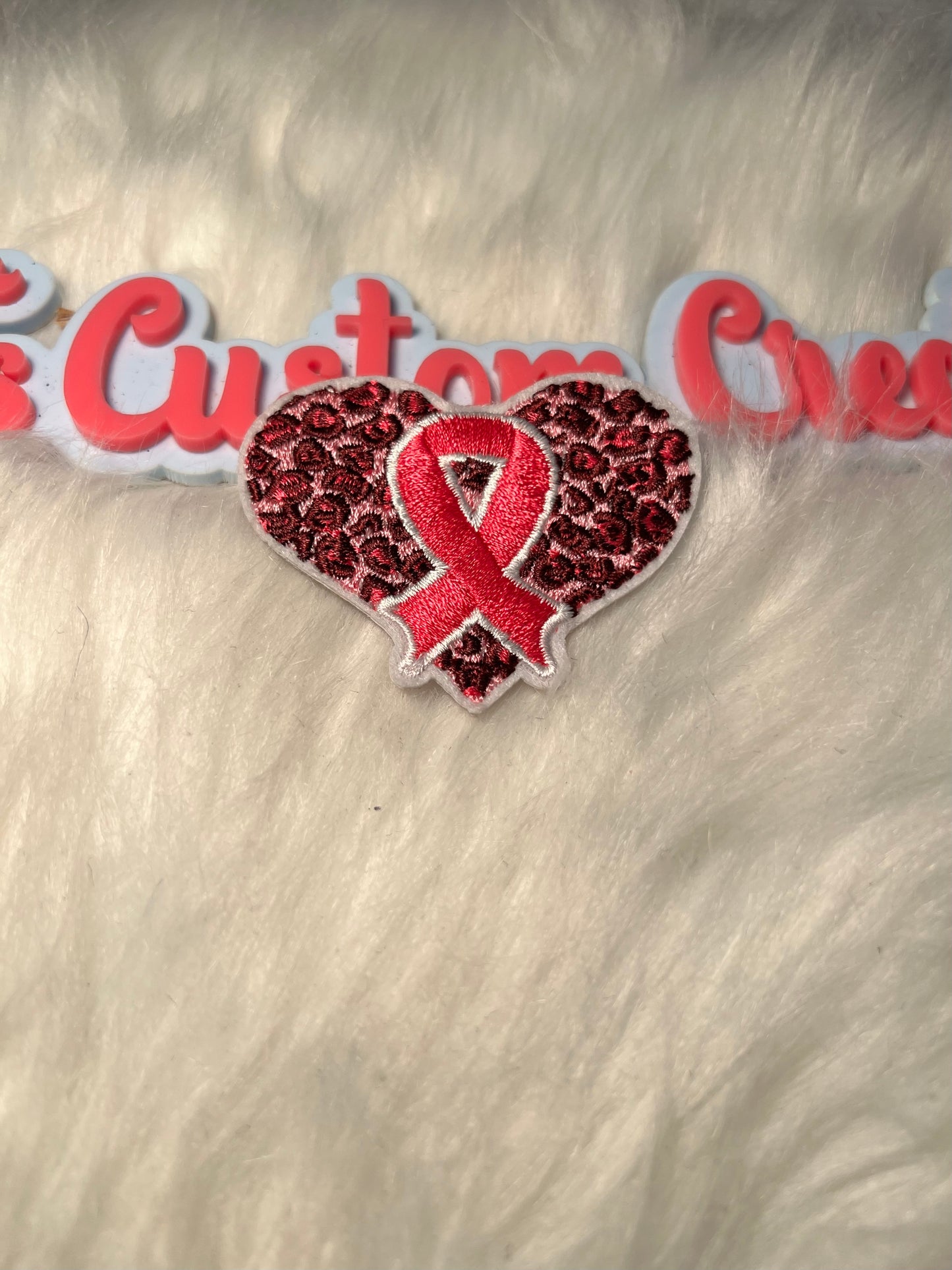 Ribbon Cancer Heart