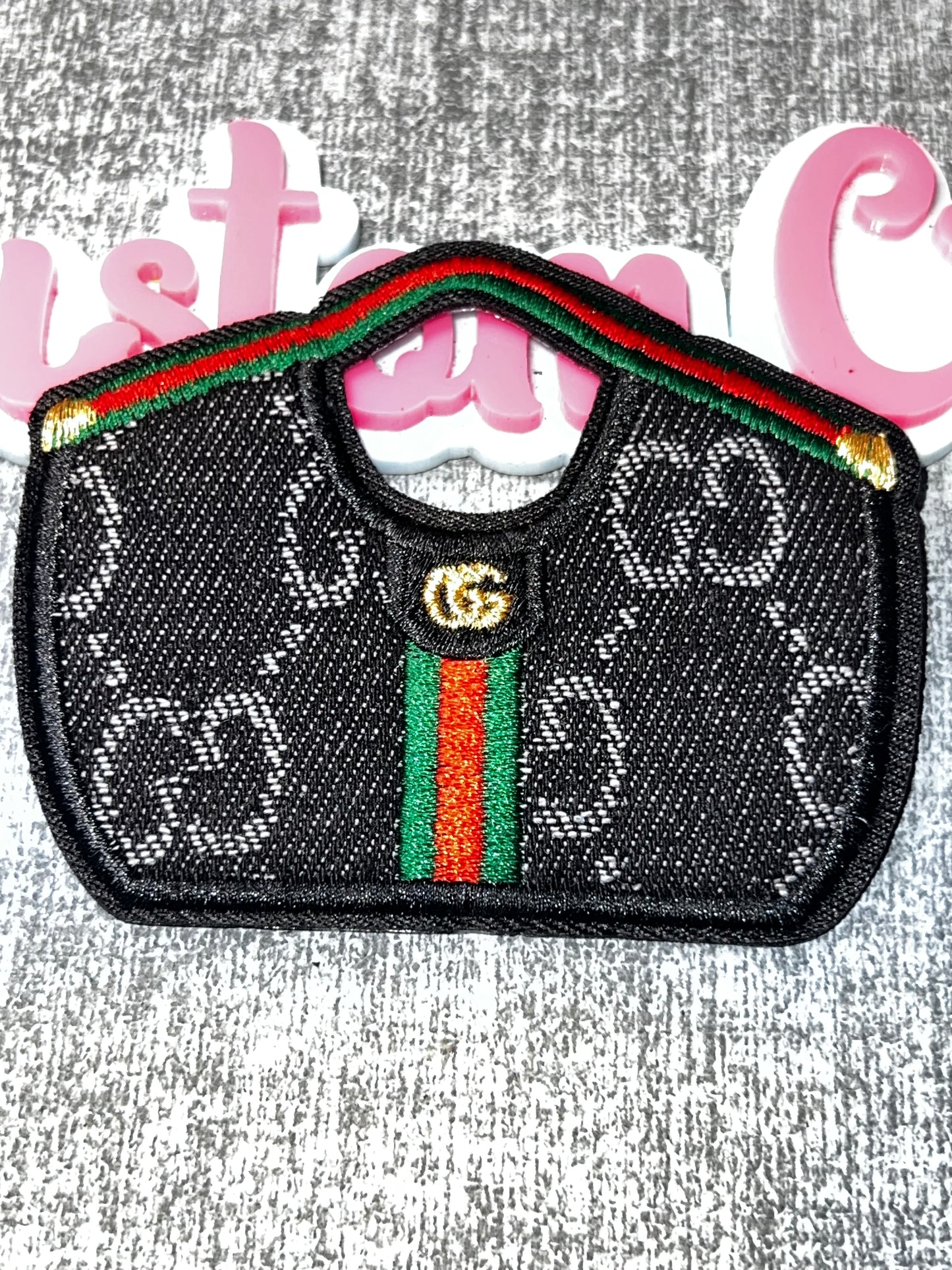 Handbag Embroidered Patch – Glam Purse Applique for Jackets, Bags & Hats
