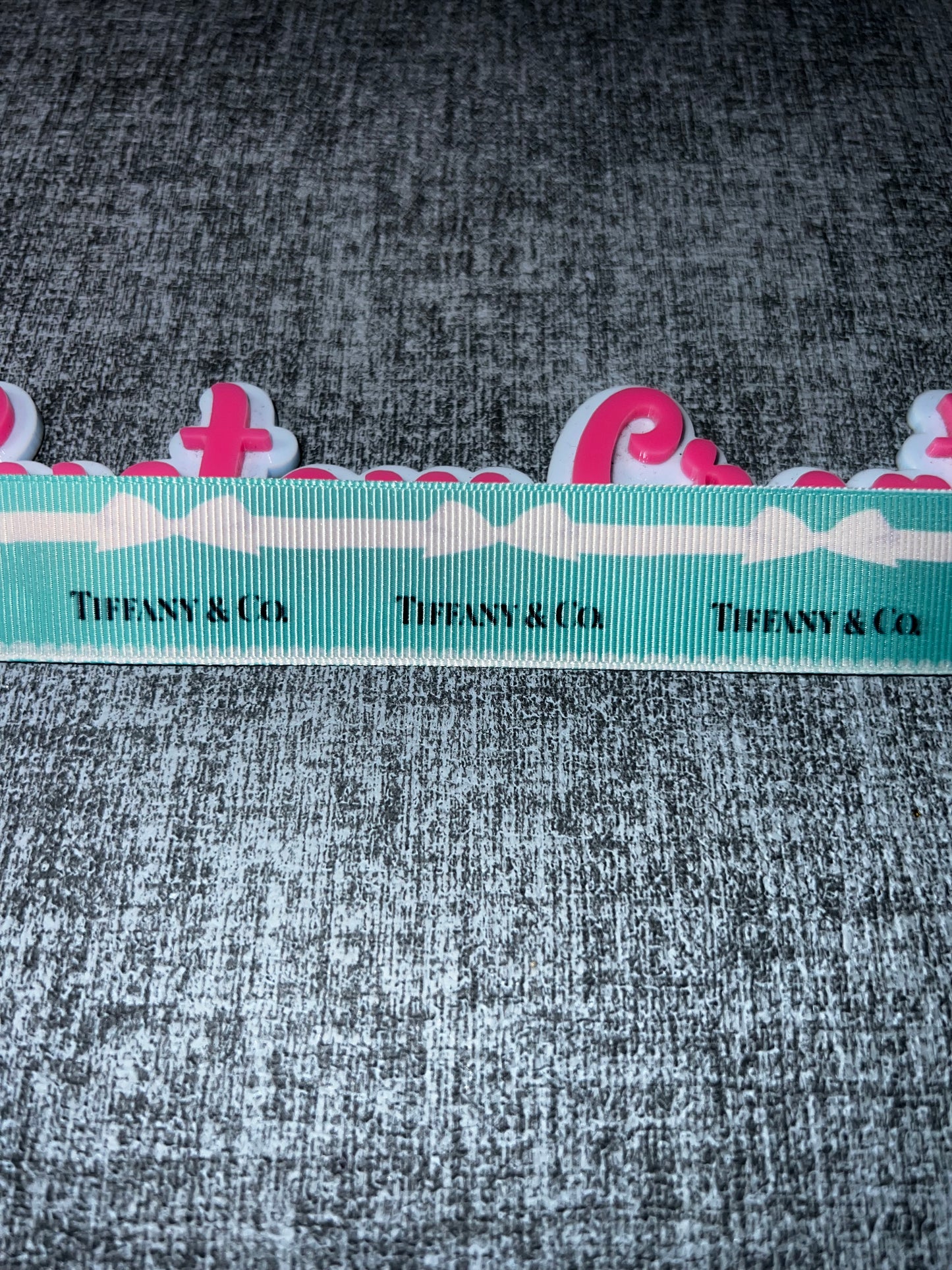 Aqua Blue Signature Style Grosgrain Ribbon – Elegant Craft Trim
