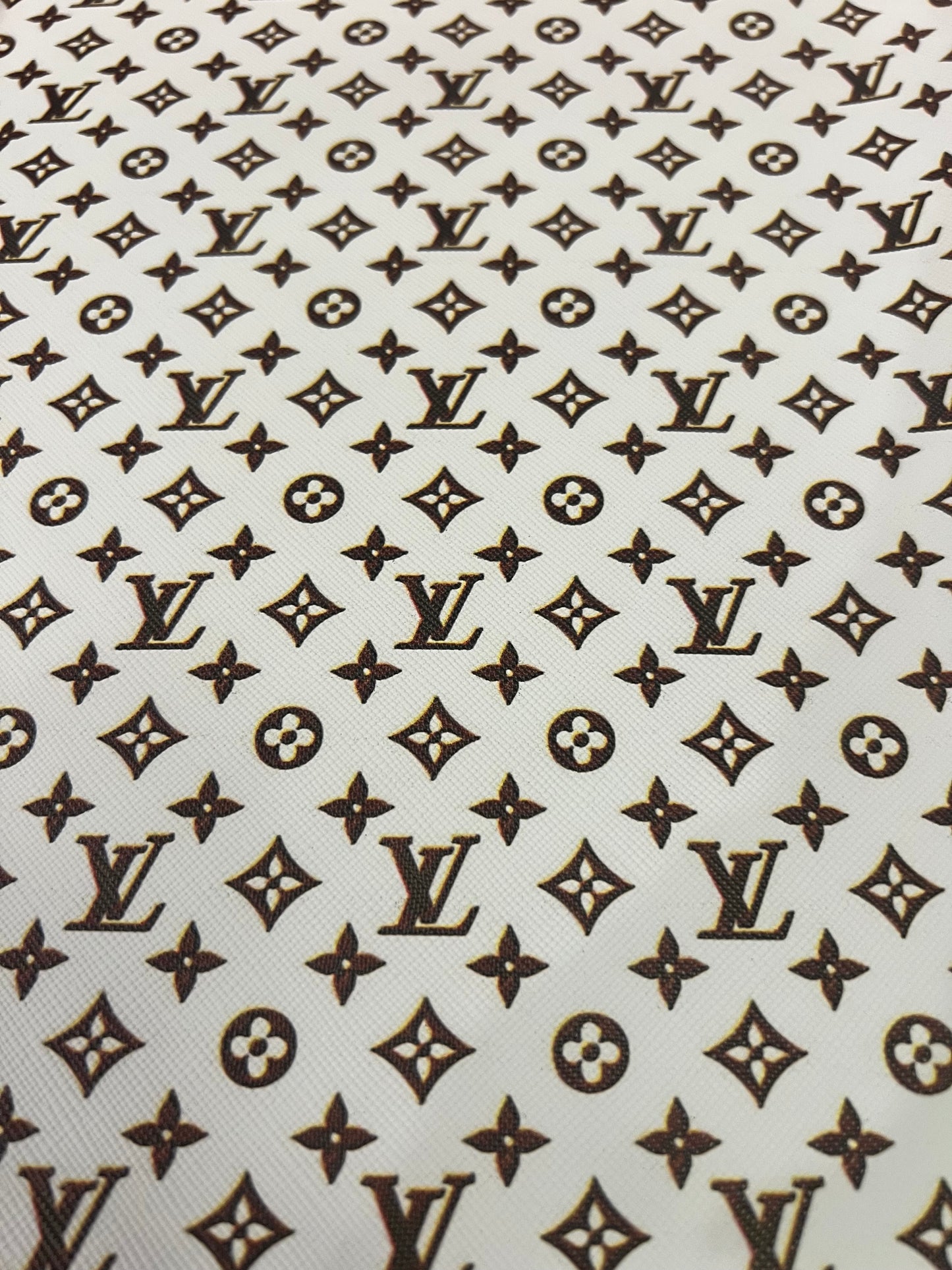 White & dark brown LV