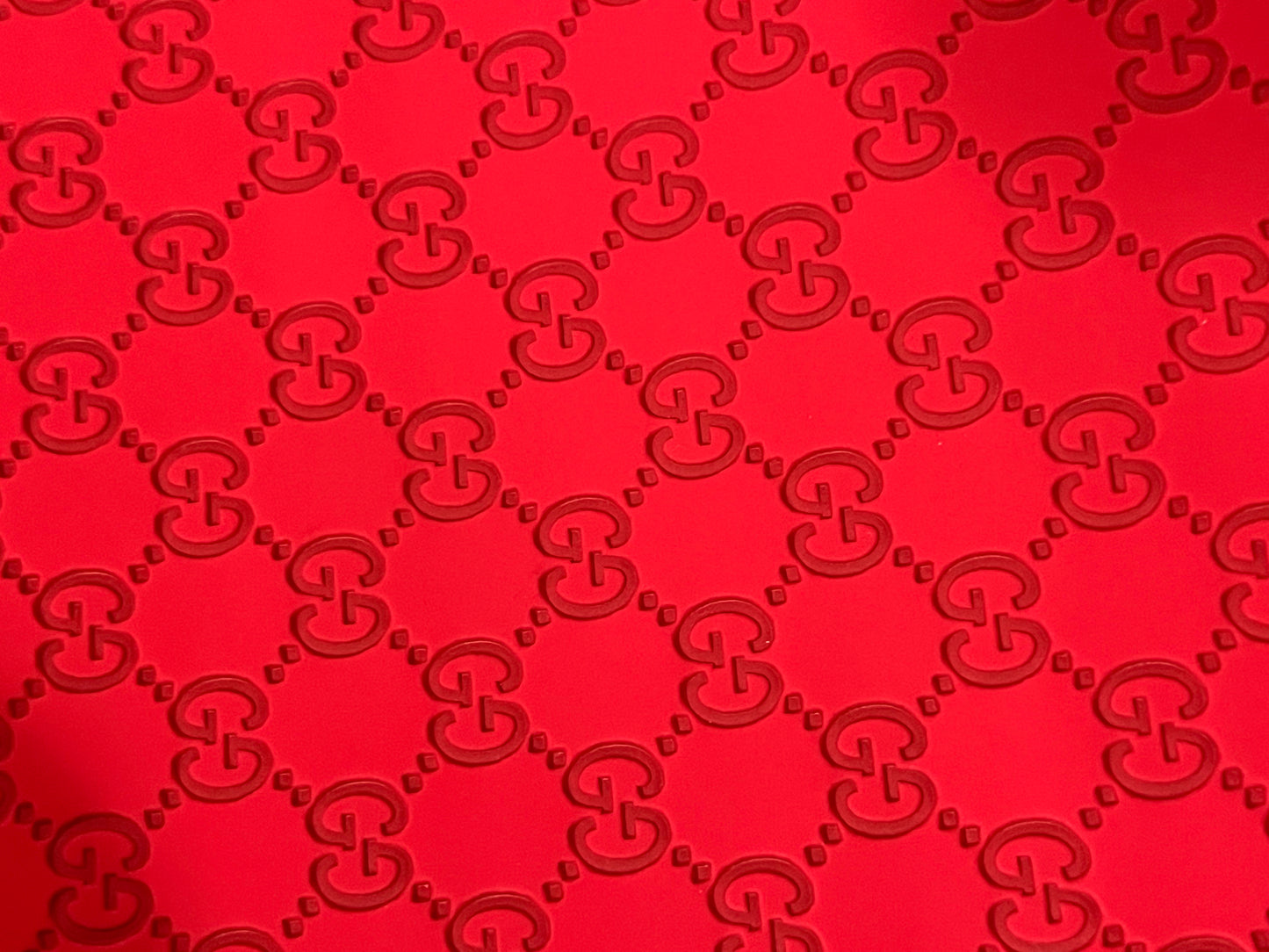 Wine Red GG Embossed