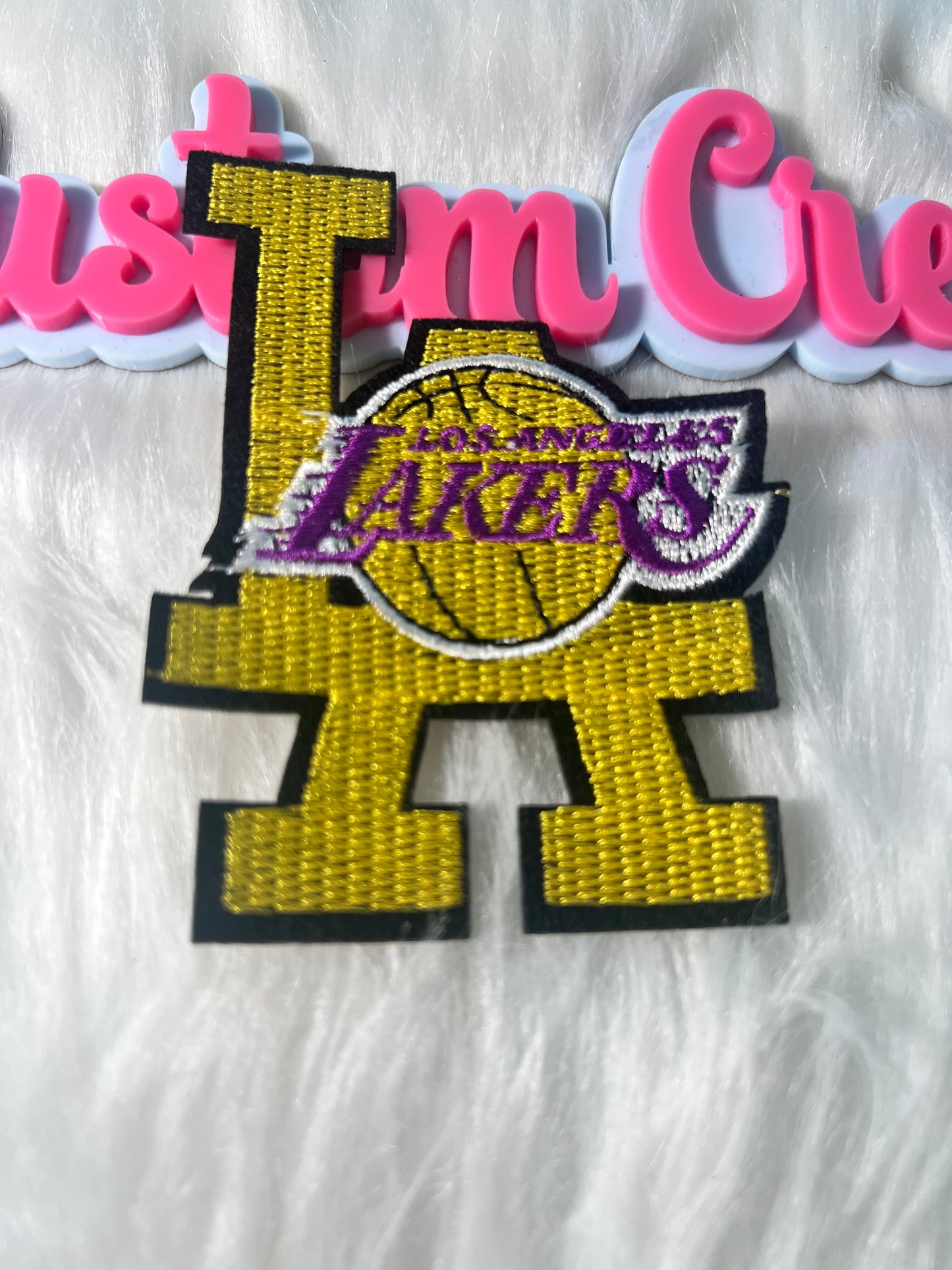 ππ Lakers βLAβ Logo Patch (Iron-On) NBA