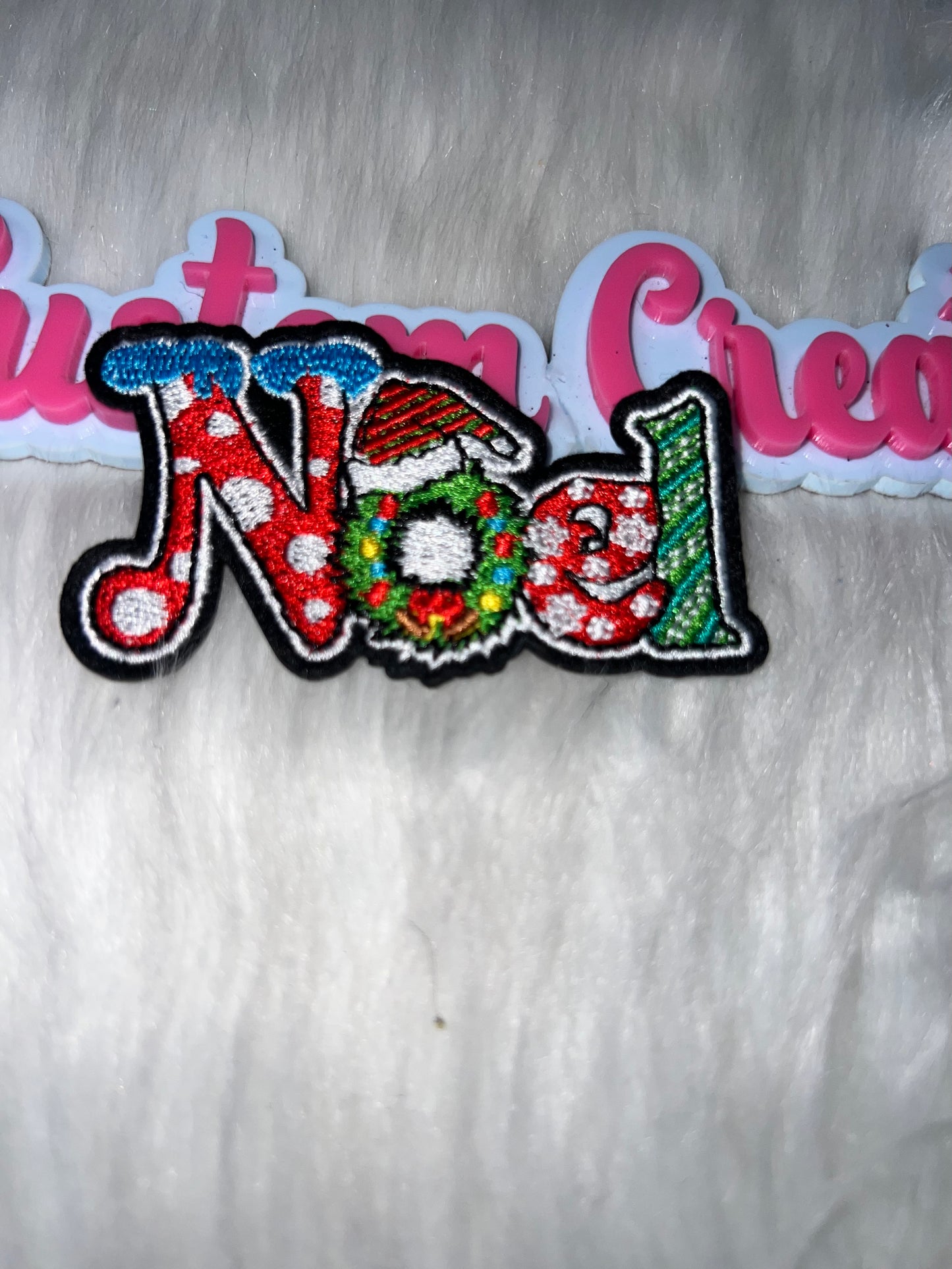 “Noel” Christmas Word Patch (Iron-On)
