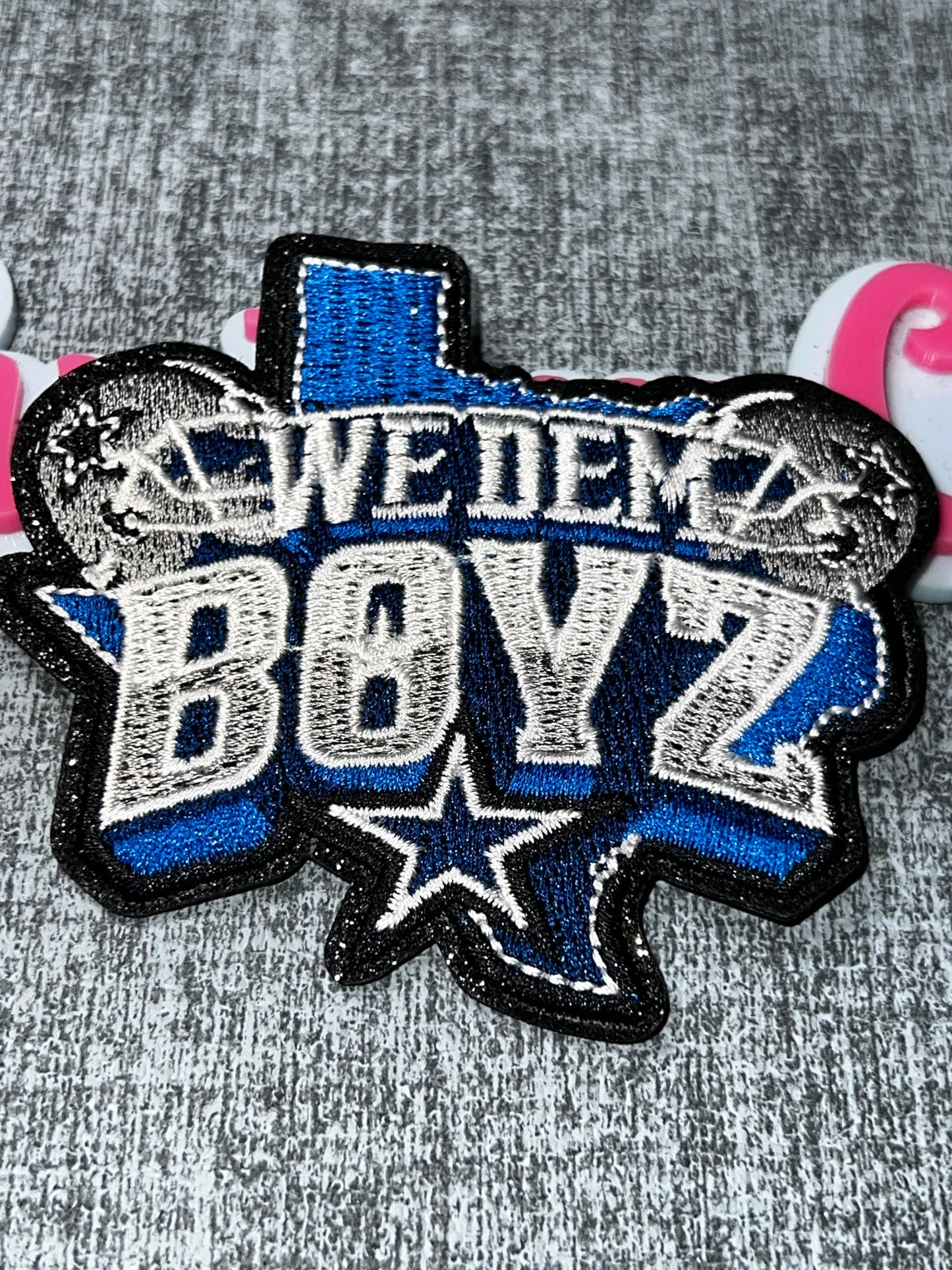 We Dem Boyz Embroidered Iron-On Patch | Fan Decorative Appliqué