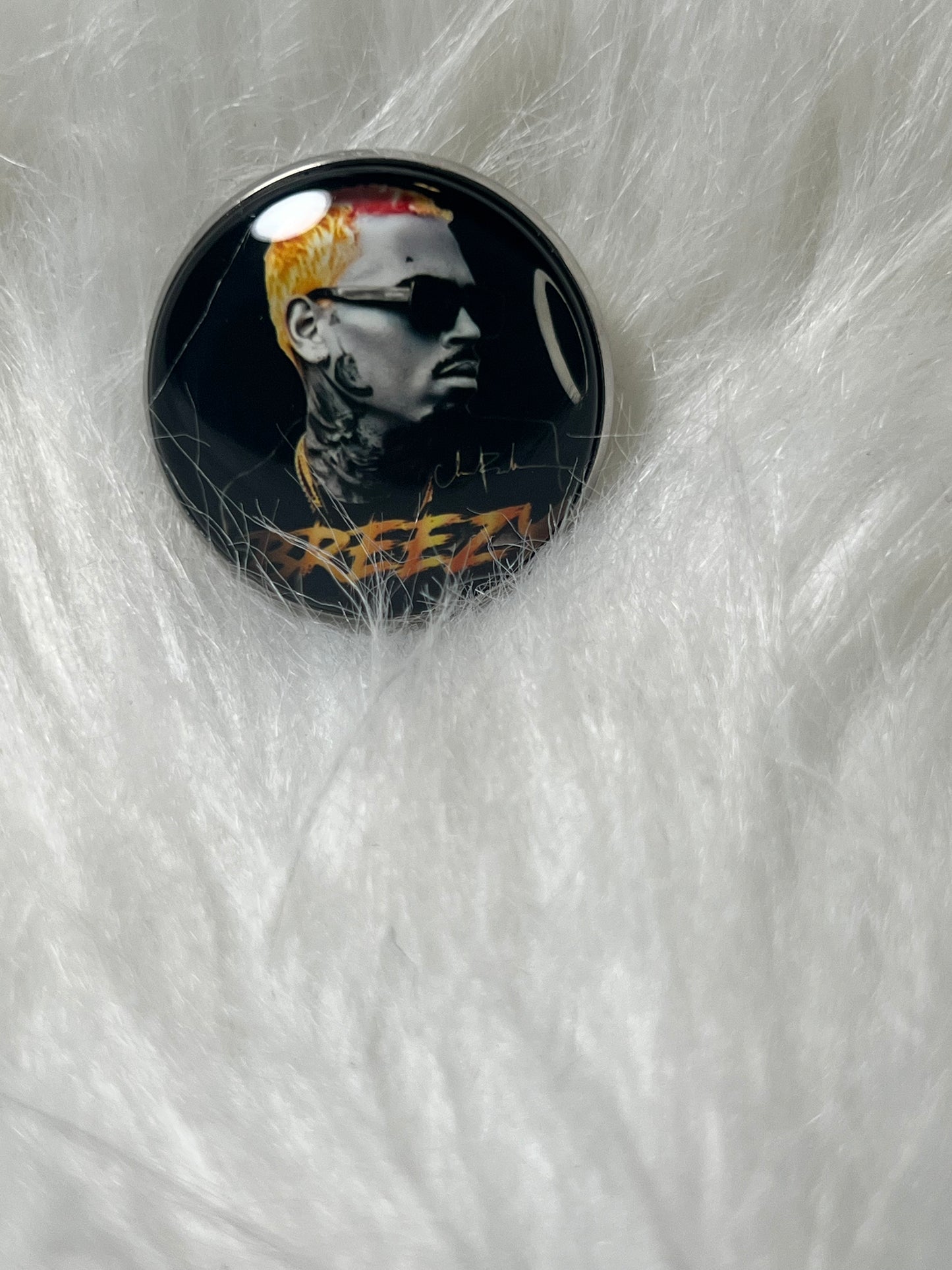 Chris Breezy Pin Big Pin