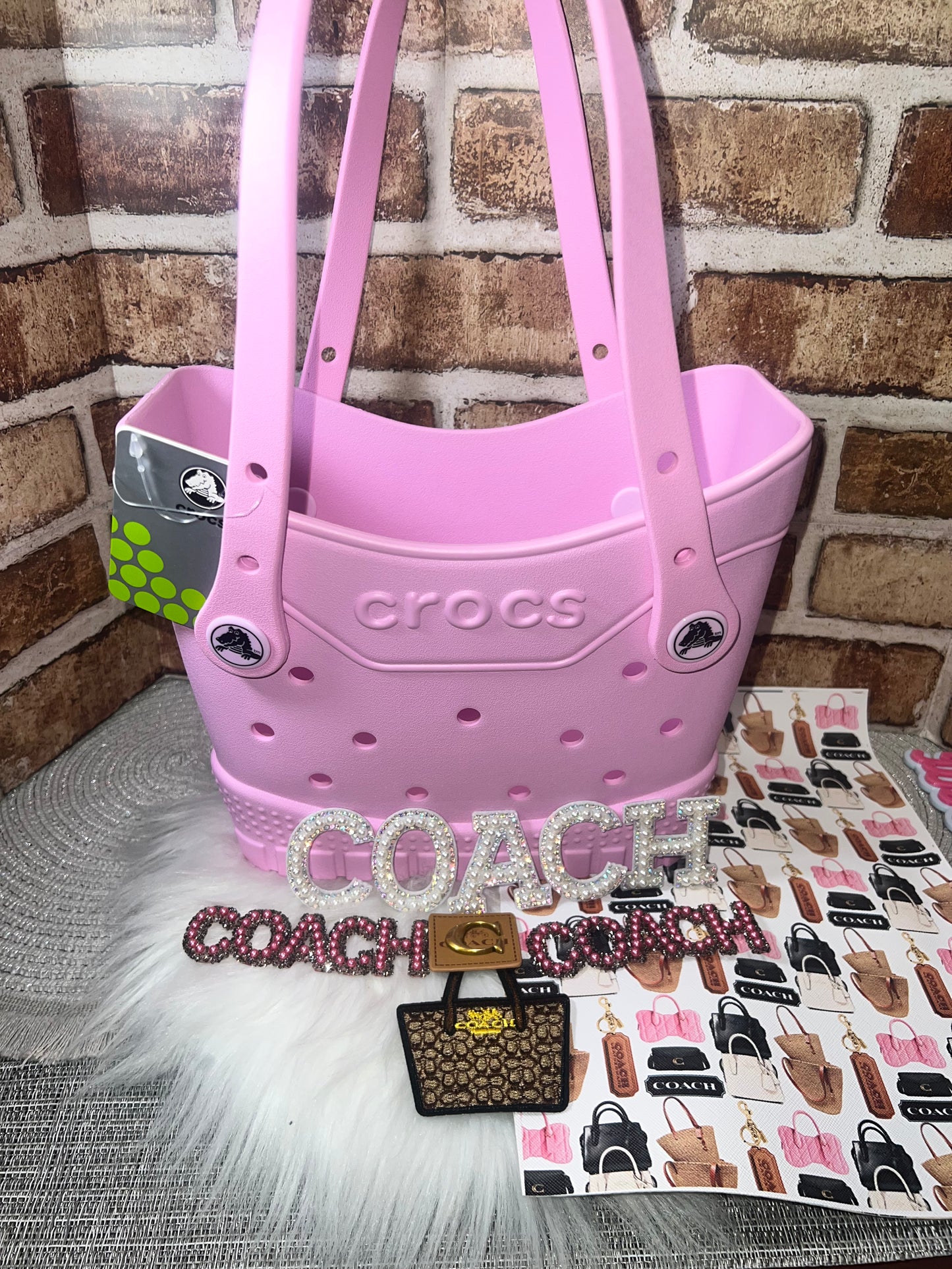 Pink Sparkle Statement DIY Bag Kit