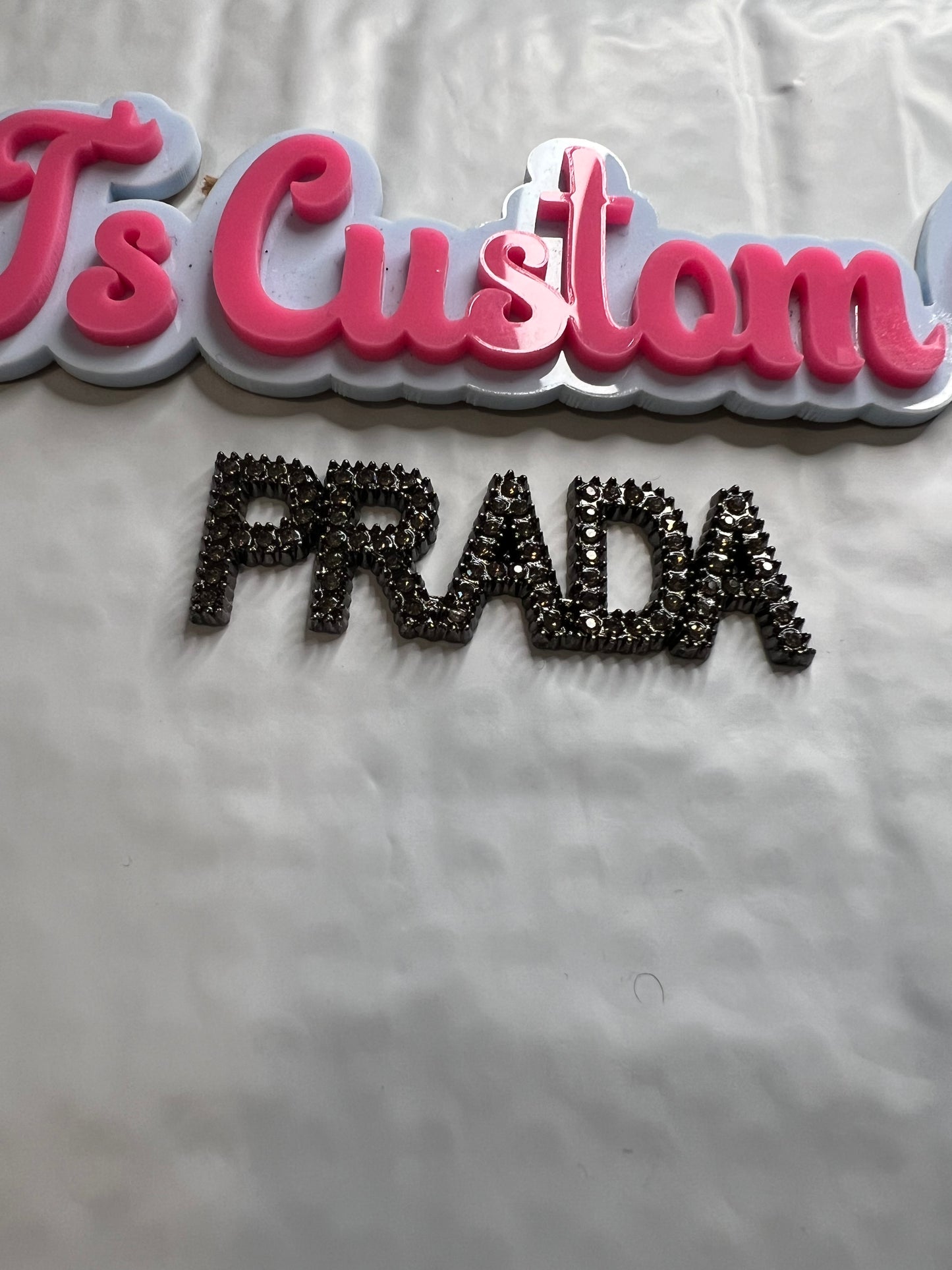 Bling Black Prada word