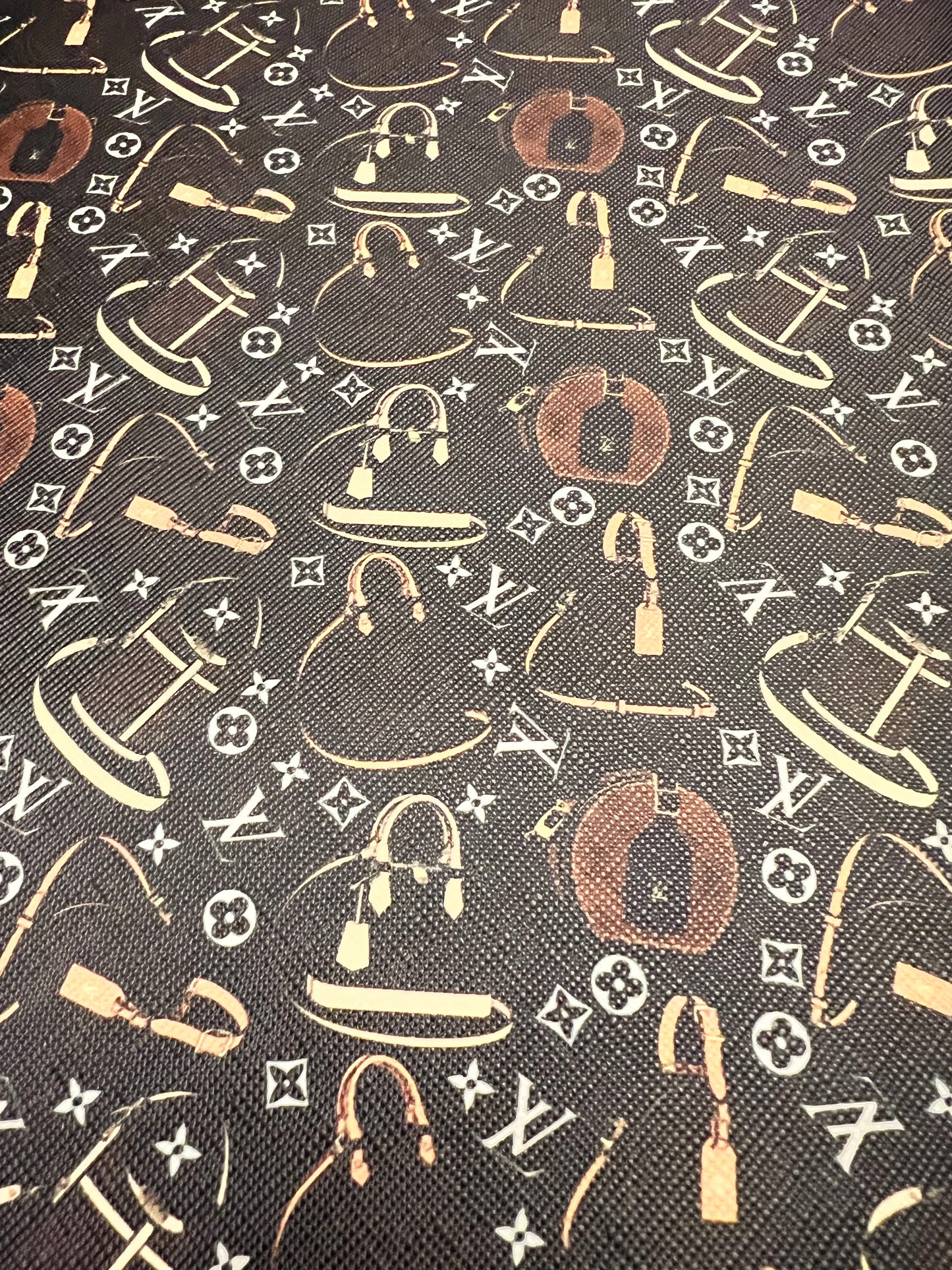 Black Brown LV Purse