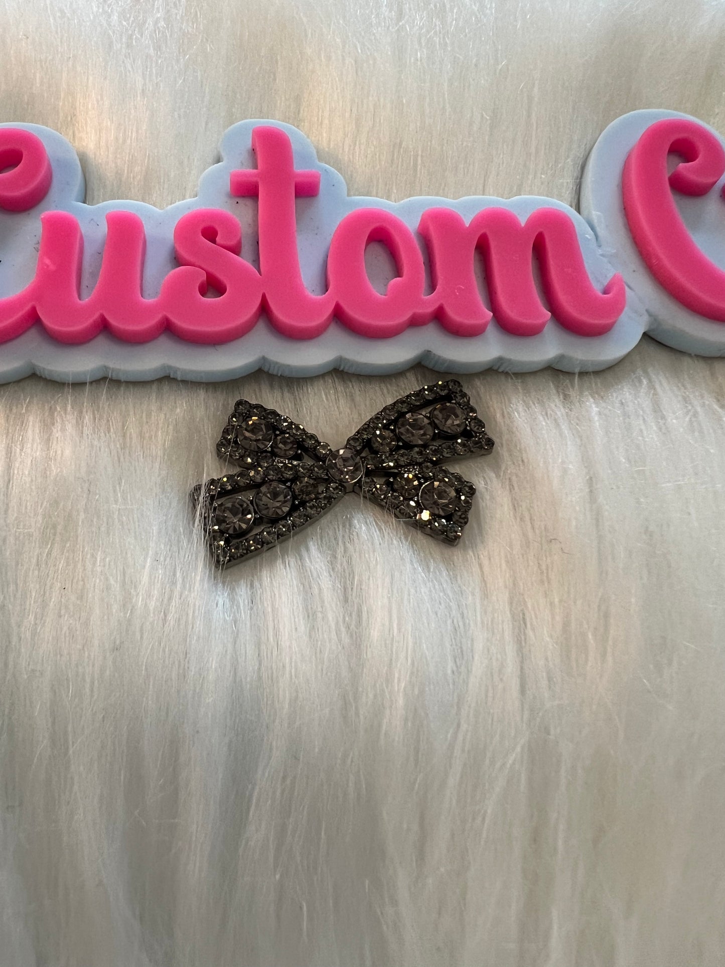 Dark Purple Bling Bow