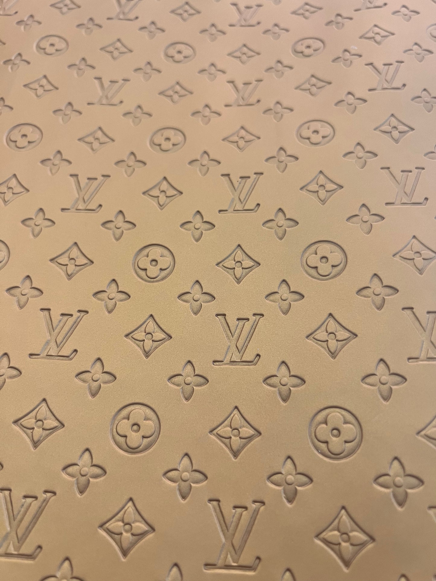 Tan LV Embossed