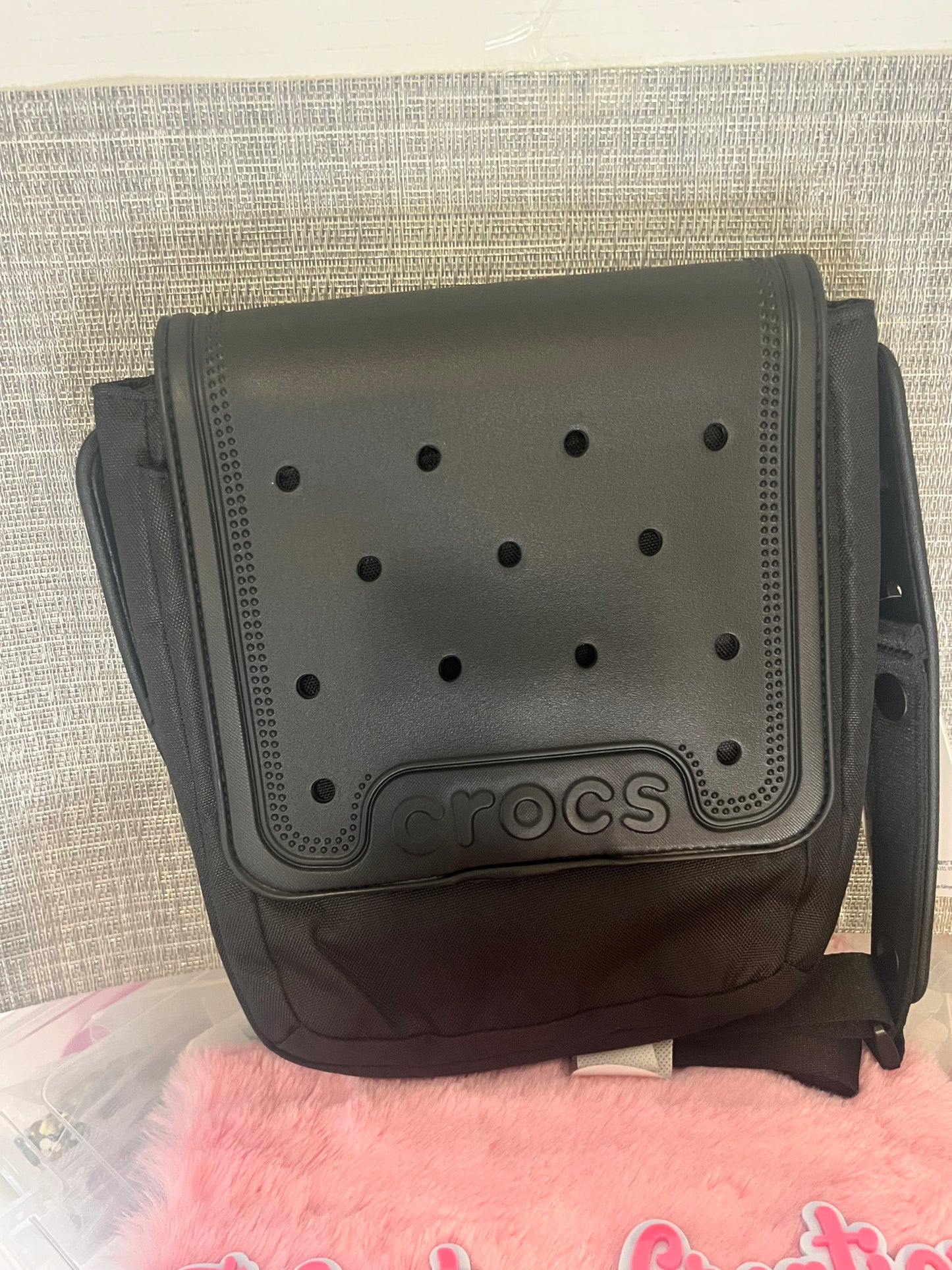 Croc Black Crossbody 🐊 Bag