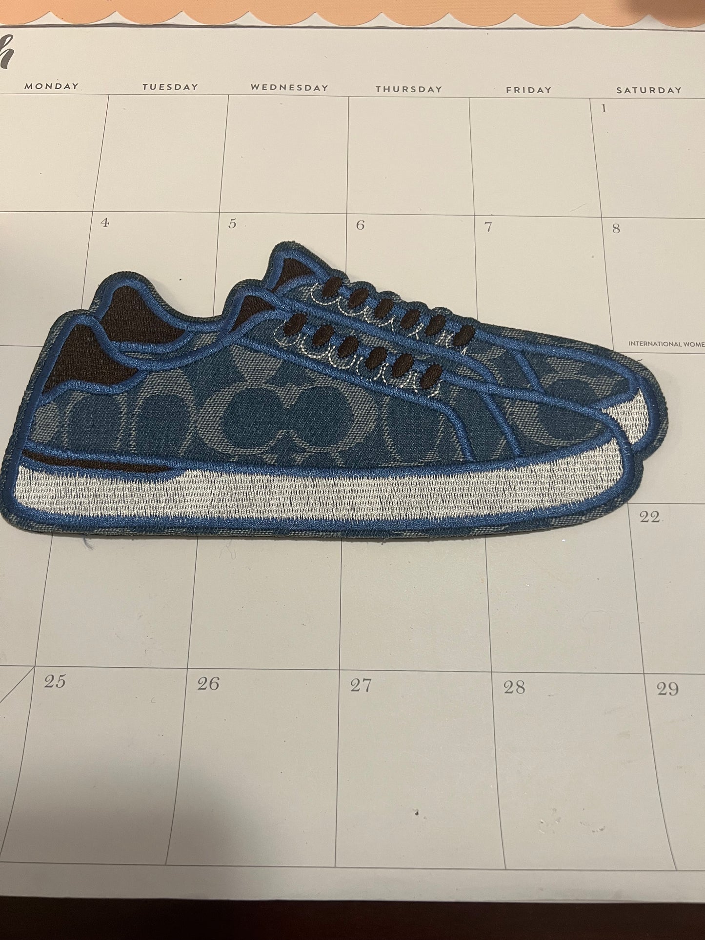 Denim Coach Shoe