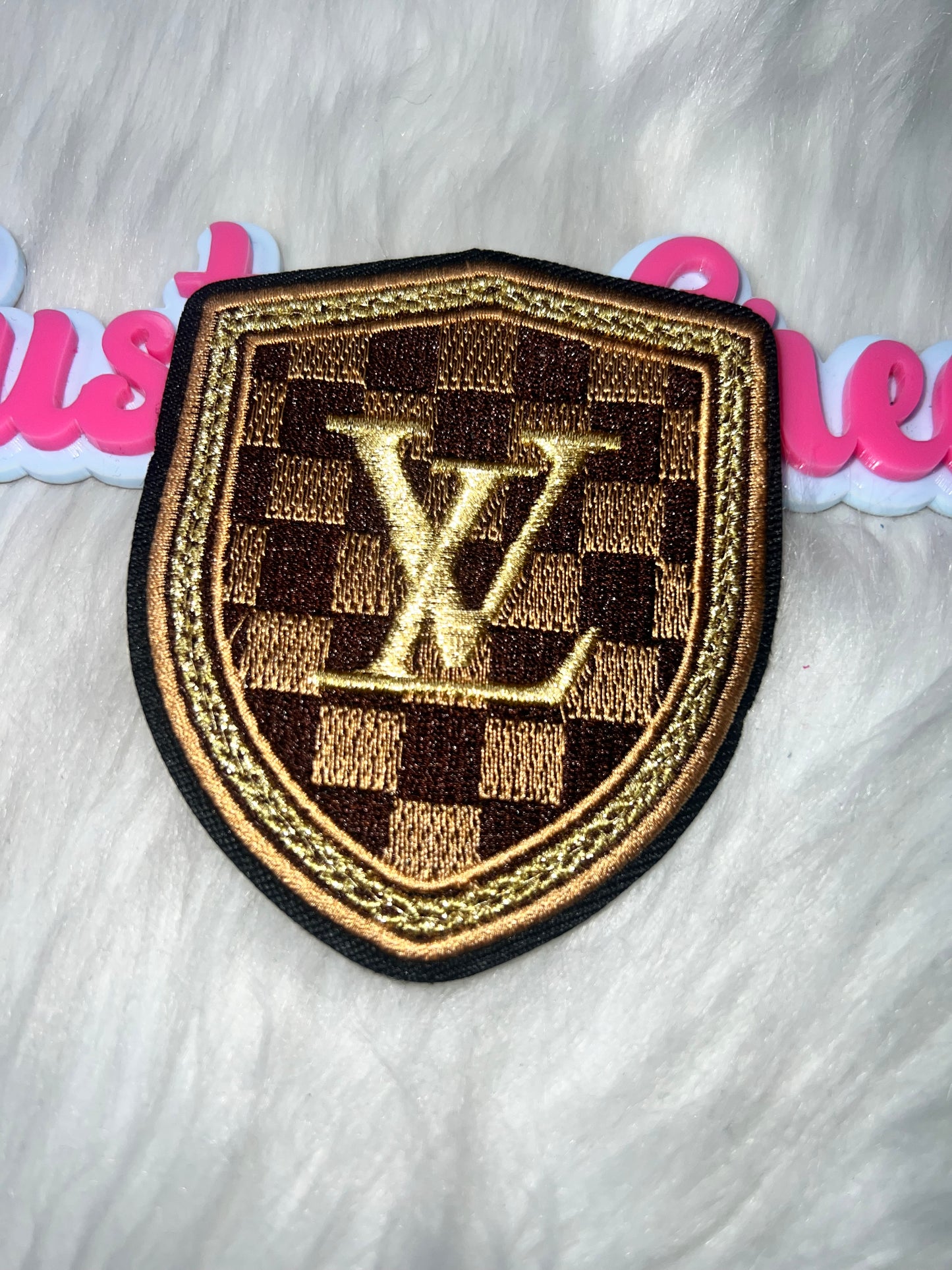 Shield Pattern Patch – Iron-On Patch for Hats, Jackets & DIY Crafts